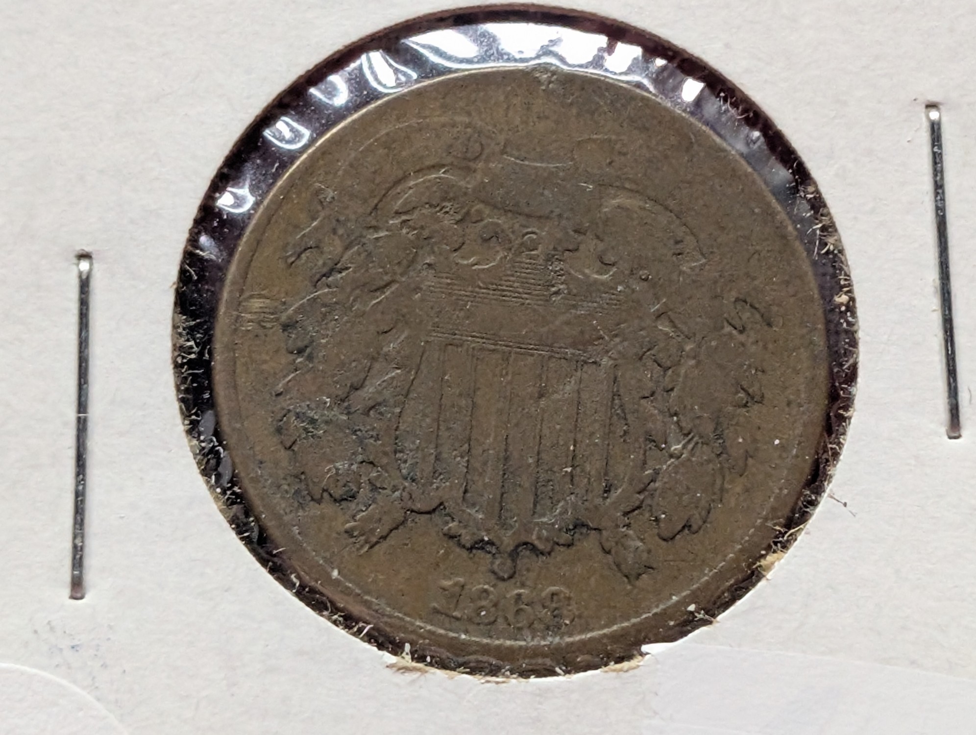 1868 Two Cent Piece