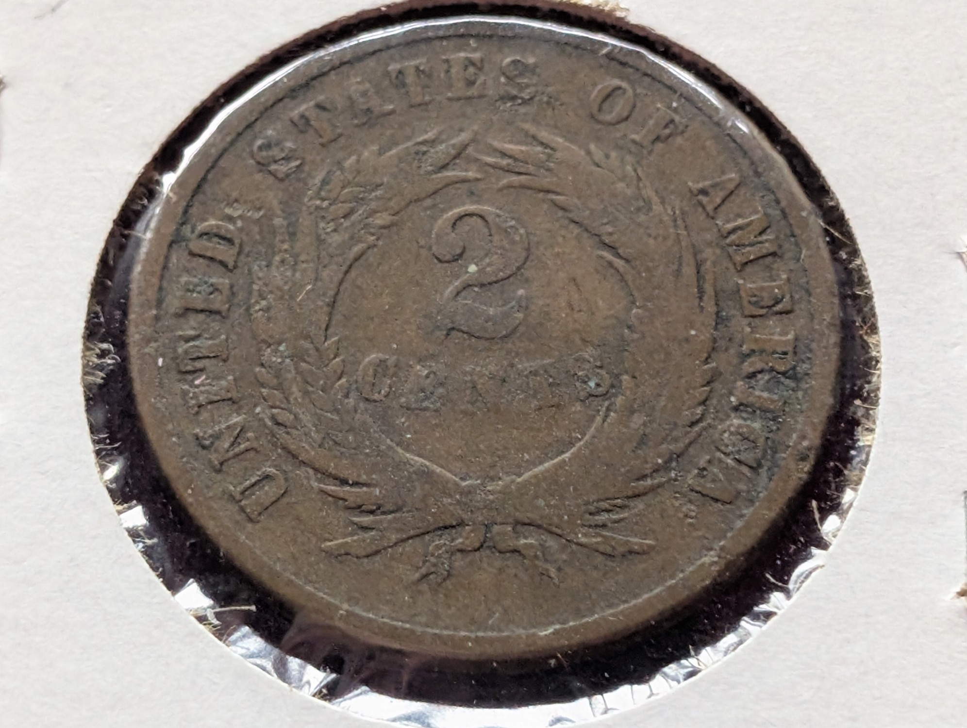 1868 Two Cent Piece