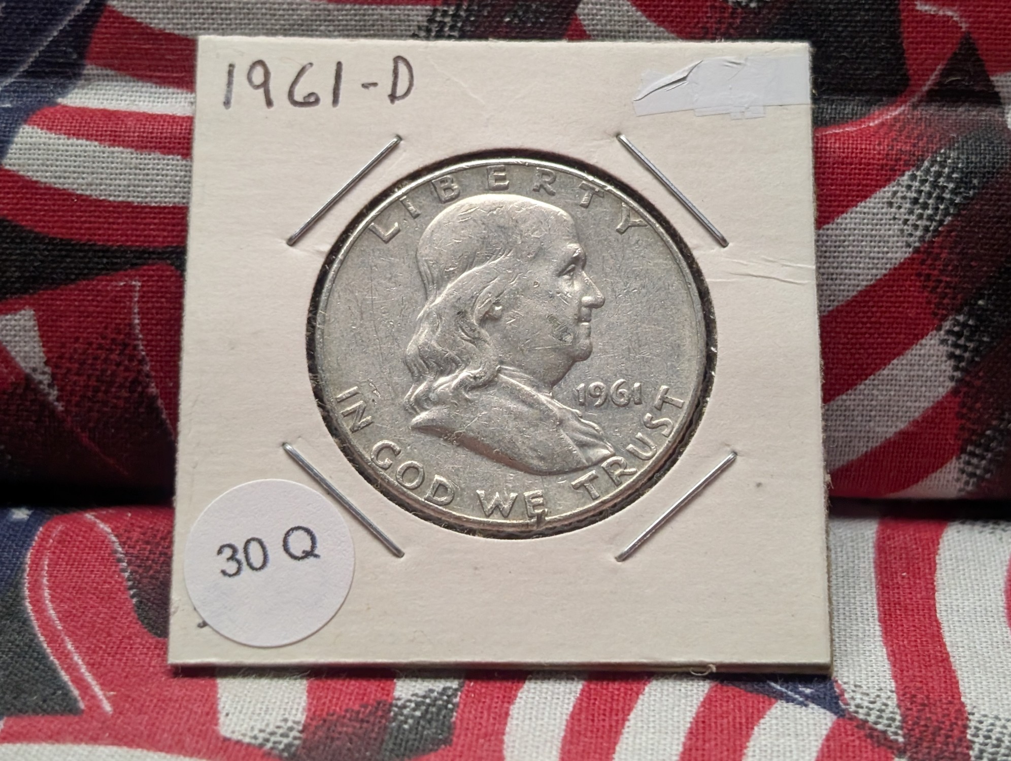 1961-D Franklin Half Dollar, 90% Silver
