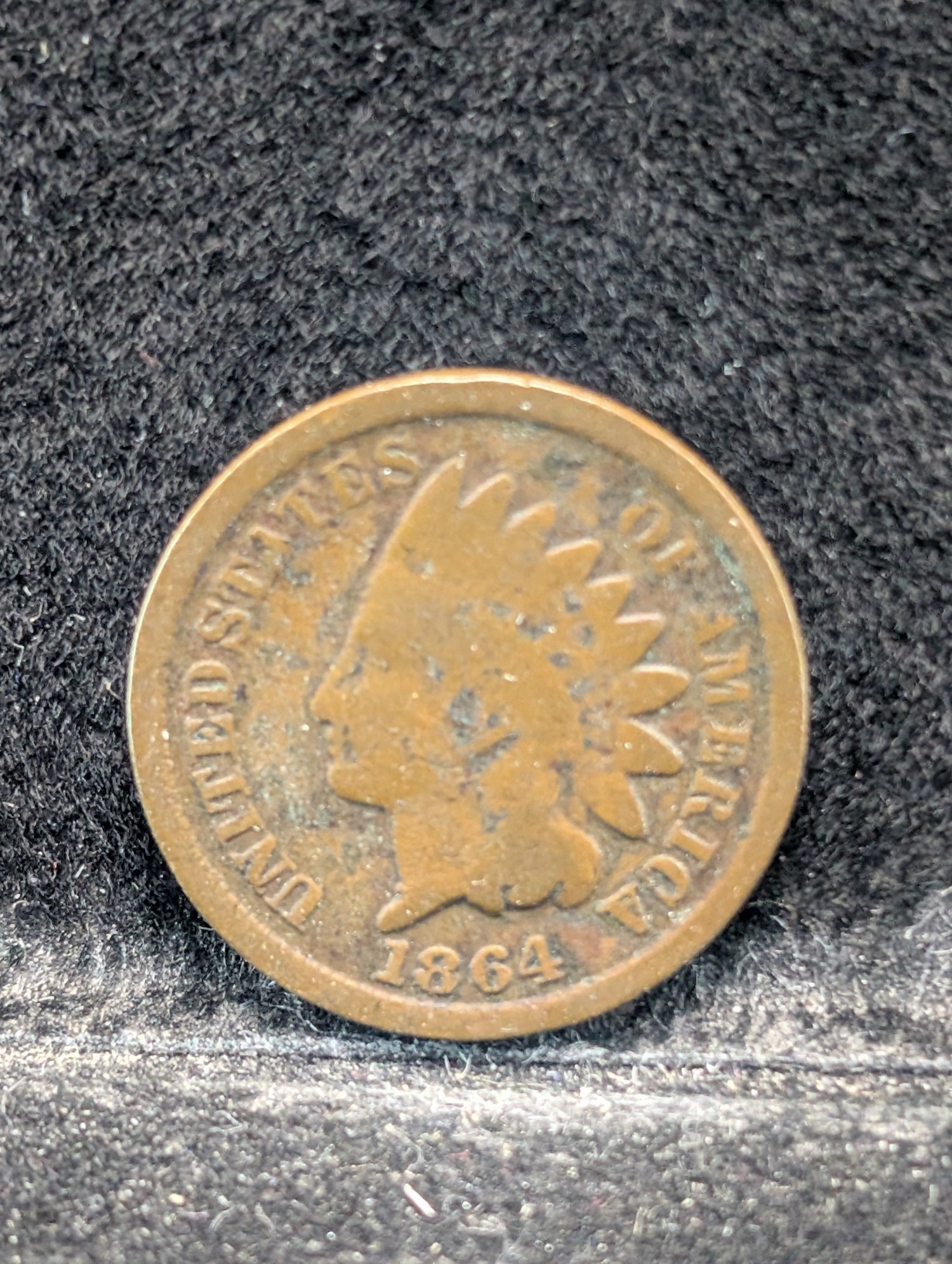 1864 Indian Head Cent