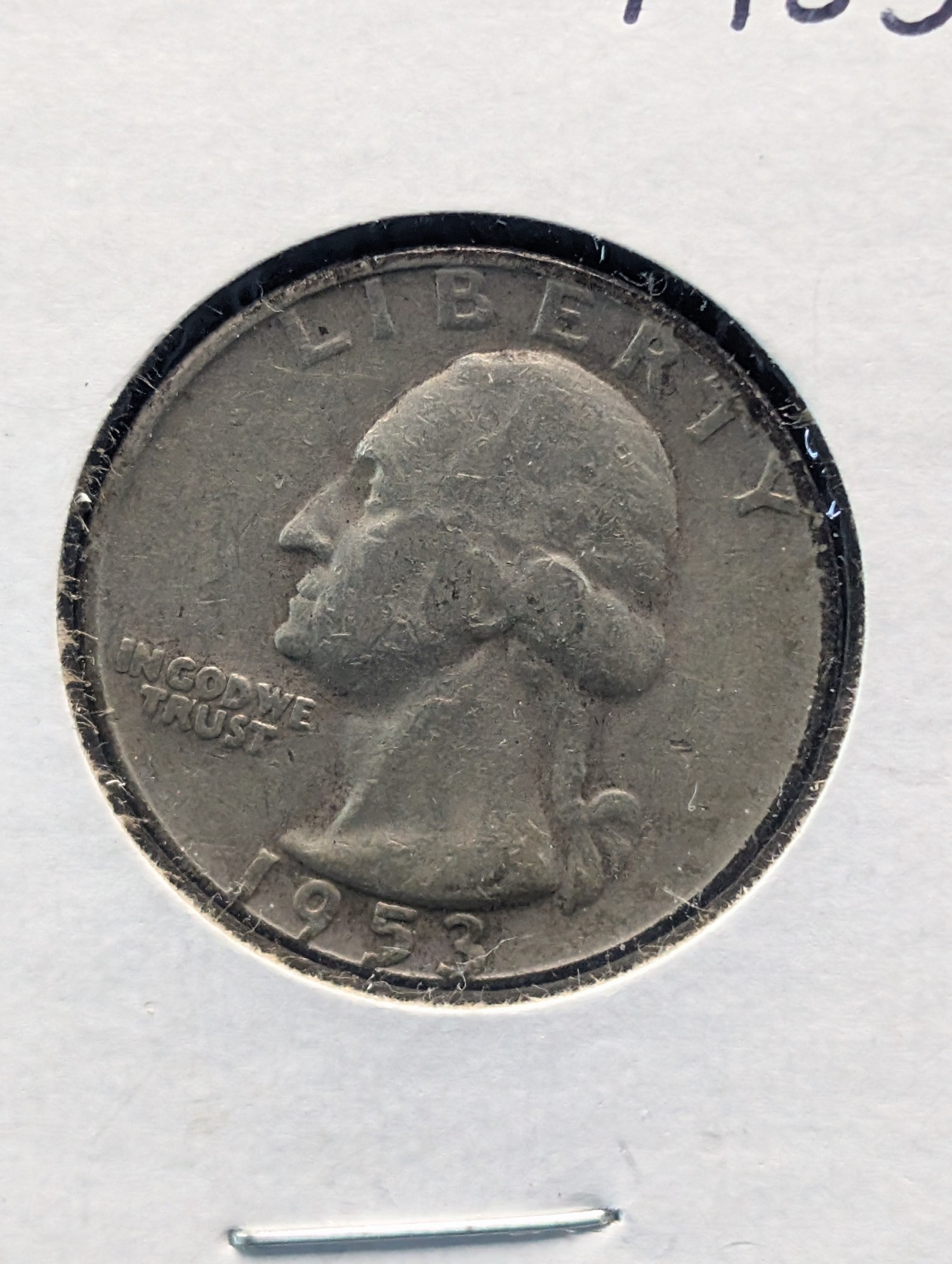 1953-D Washington Quarter, 90% Silver