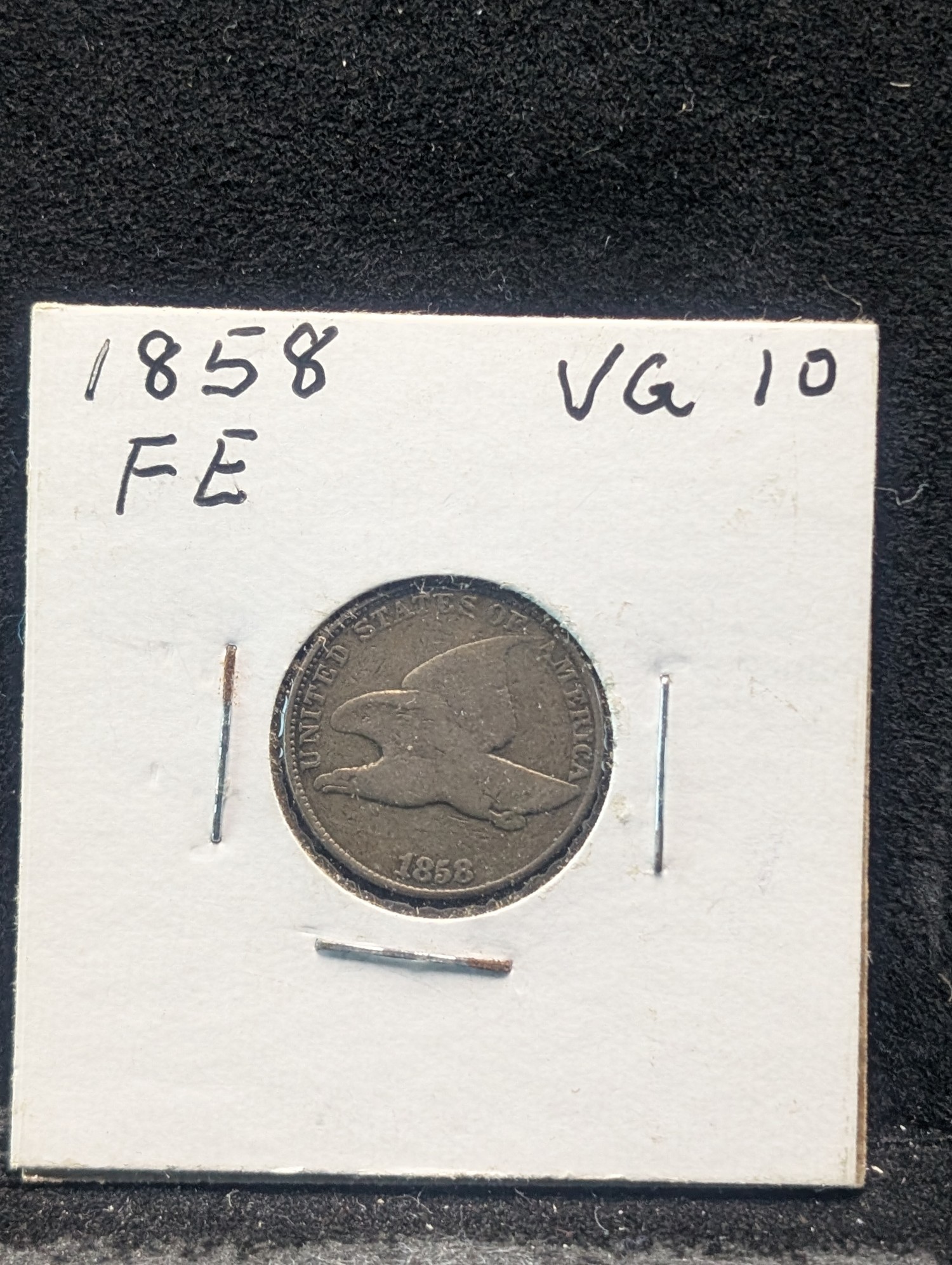 1858 Flying Eagle Cent