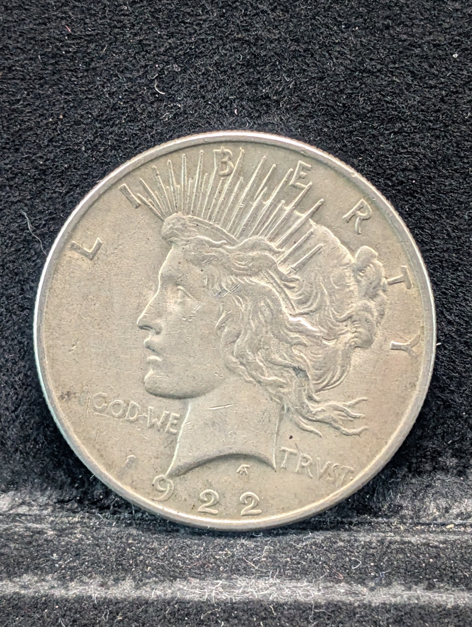 1922 Peace 90% Silver Dollar