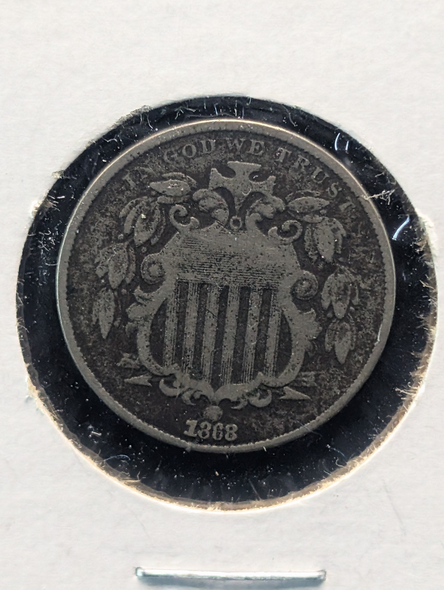 1868 Shield Nickel