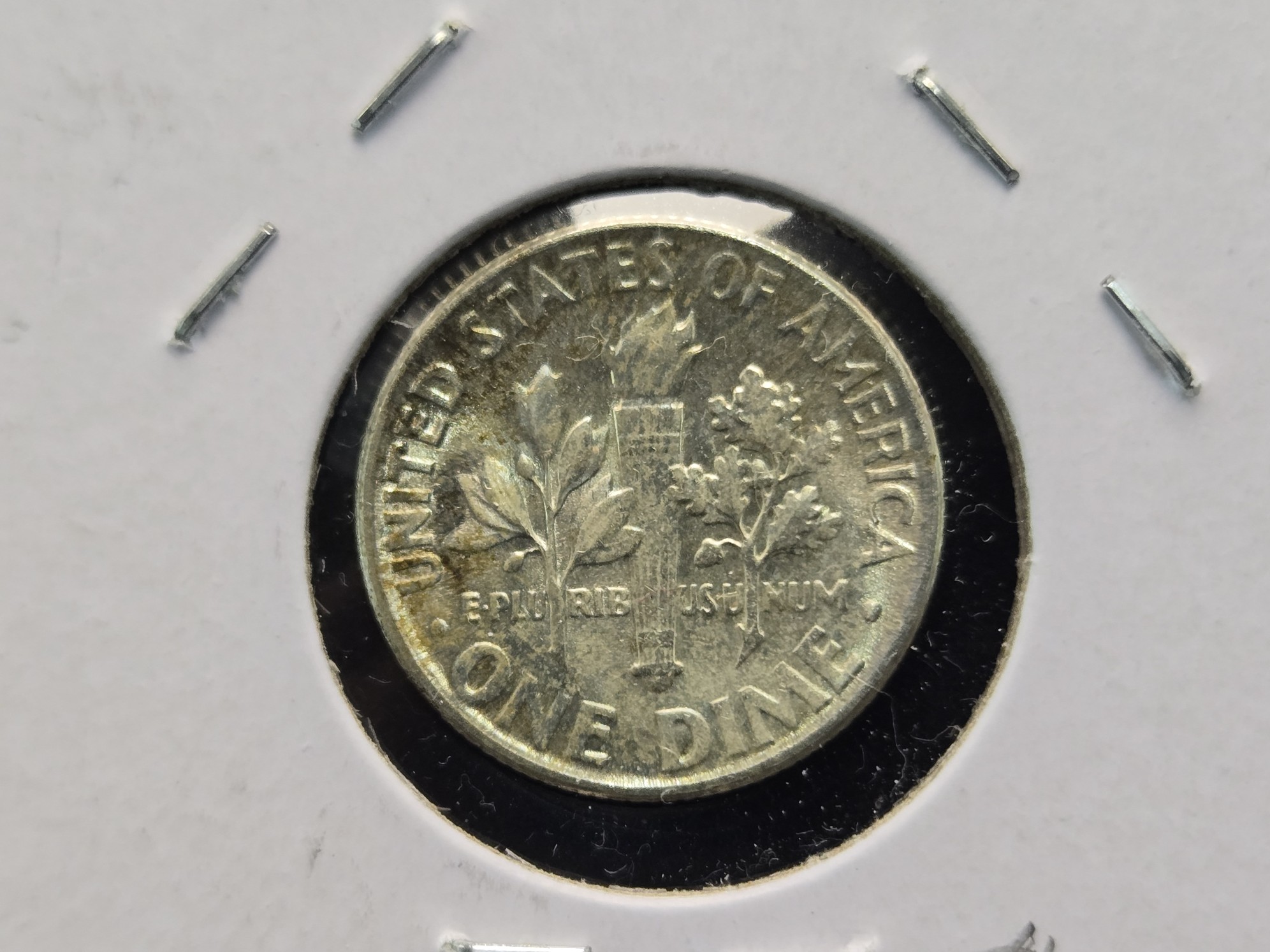 1955 Roosevelt 90% Silver Dime.