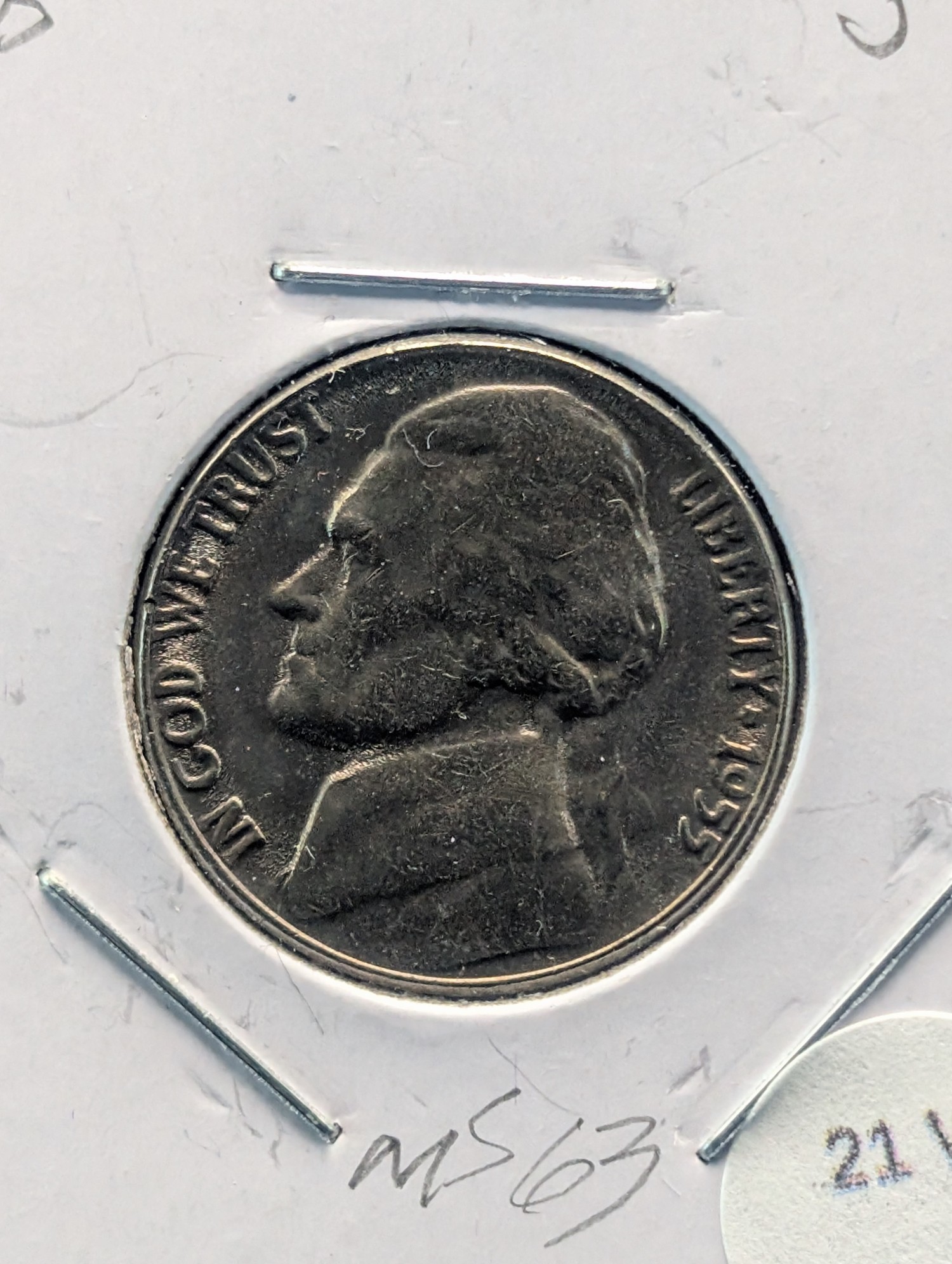 1955 Jefferson Nickel