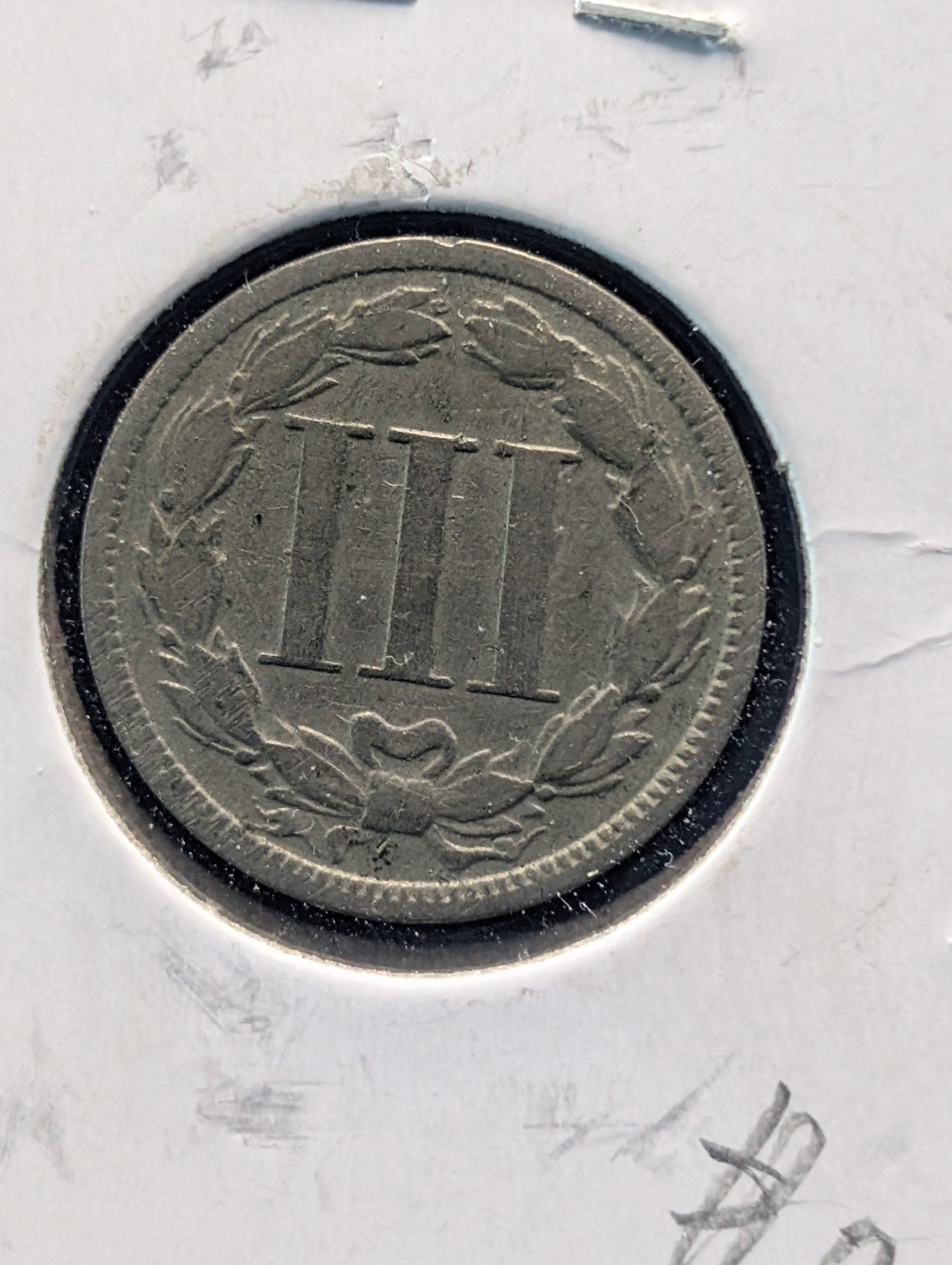 1868 Three Cent Nickel