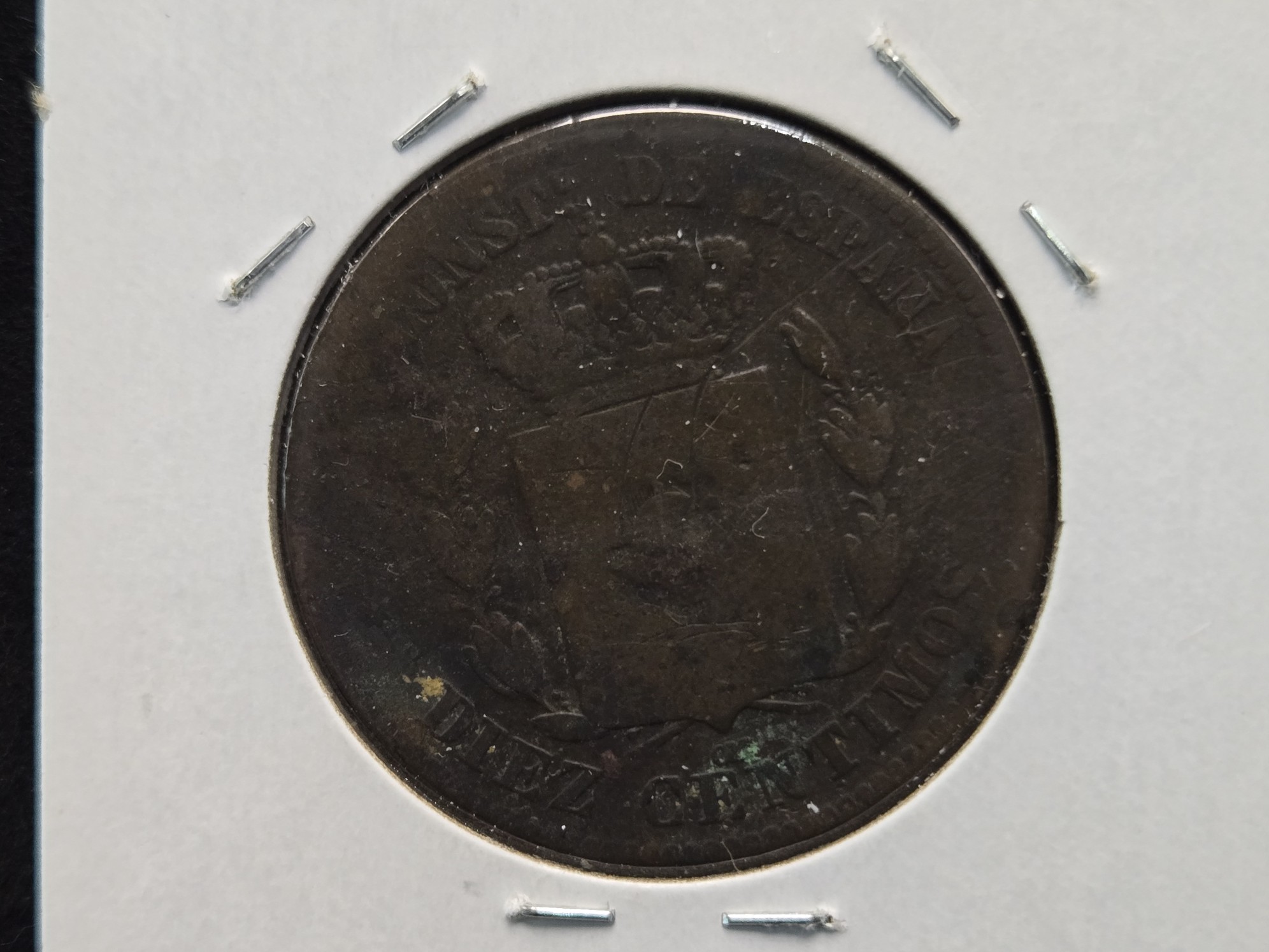 1878 Spain 10 Centimos