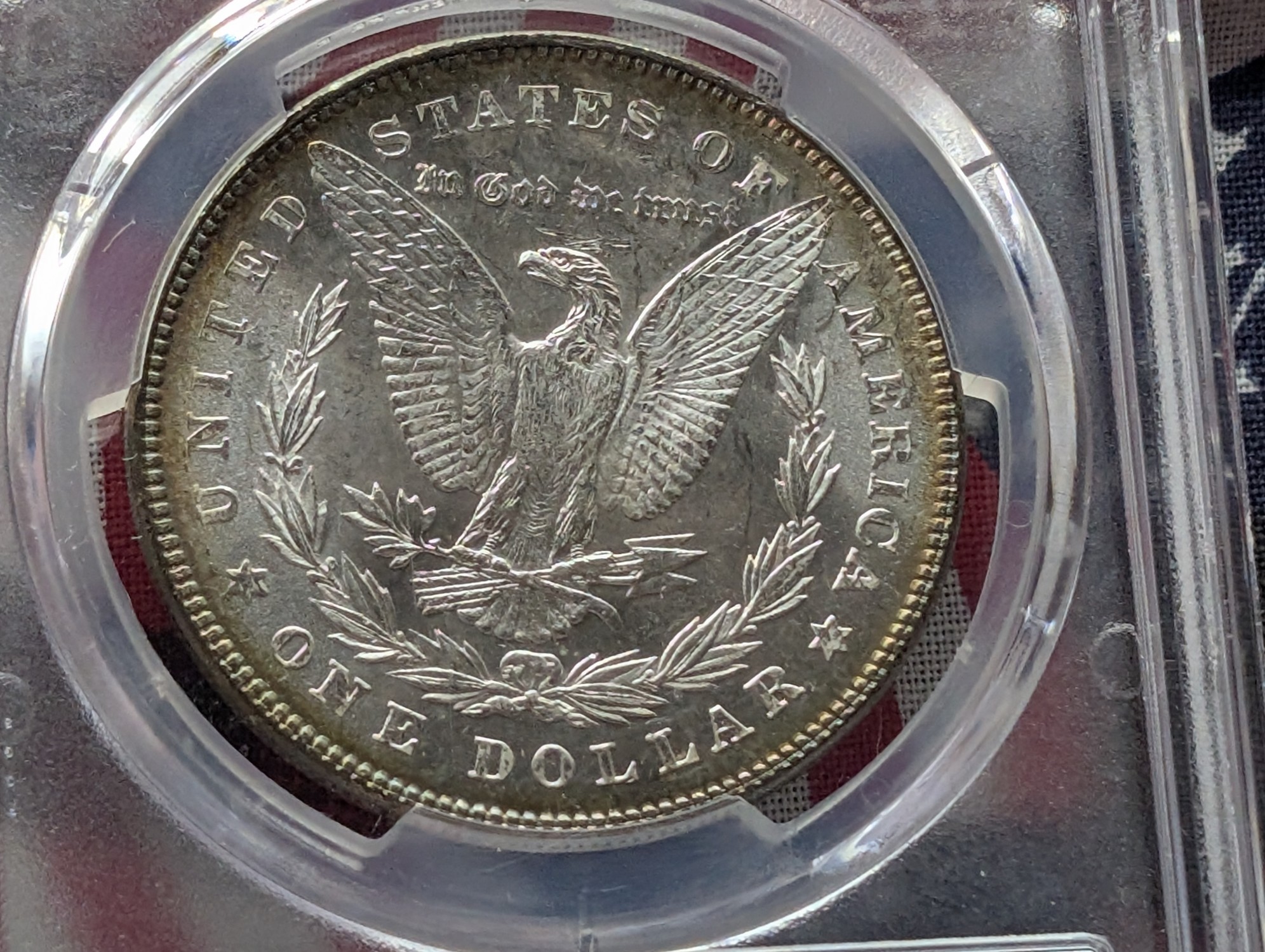 1878 7TF Morgan 90% Silver Dollar W/ Reverse of 1878 PCGS MS63