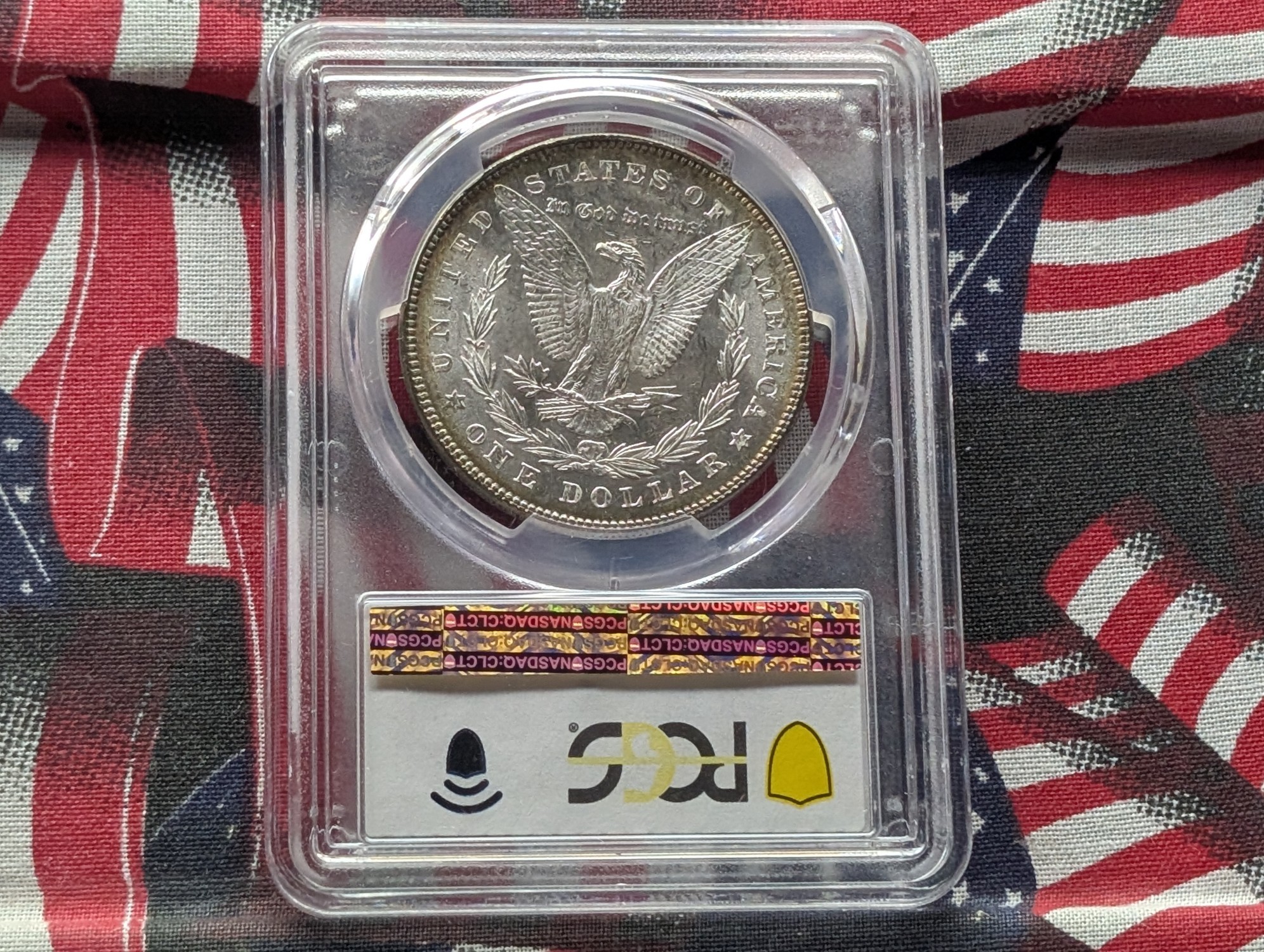 1878 7TF Morgan 90% Silver Dollar W/ Reverse of 1878 PCGS MS63