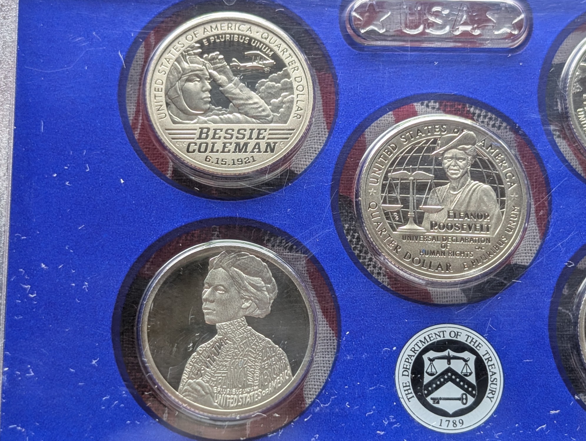 2023-S U.S. Mint Proof American Women Quarters, No Box or COA