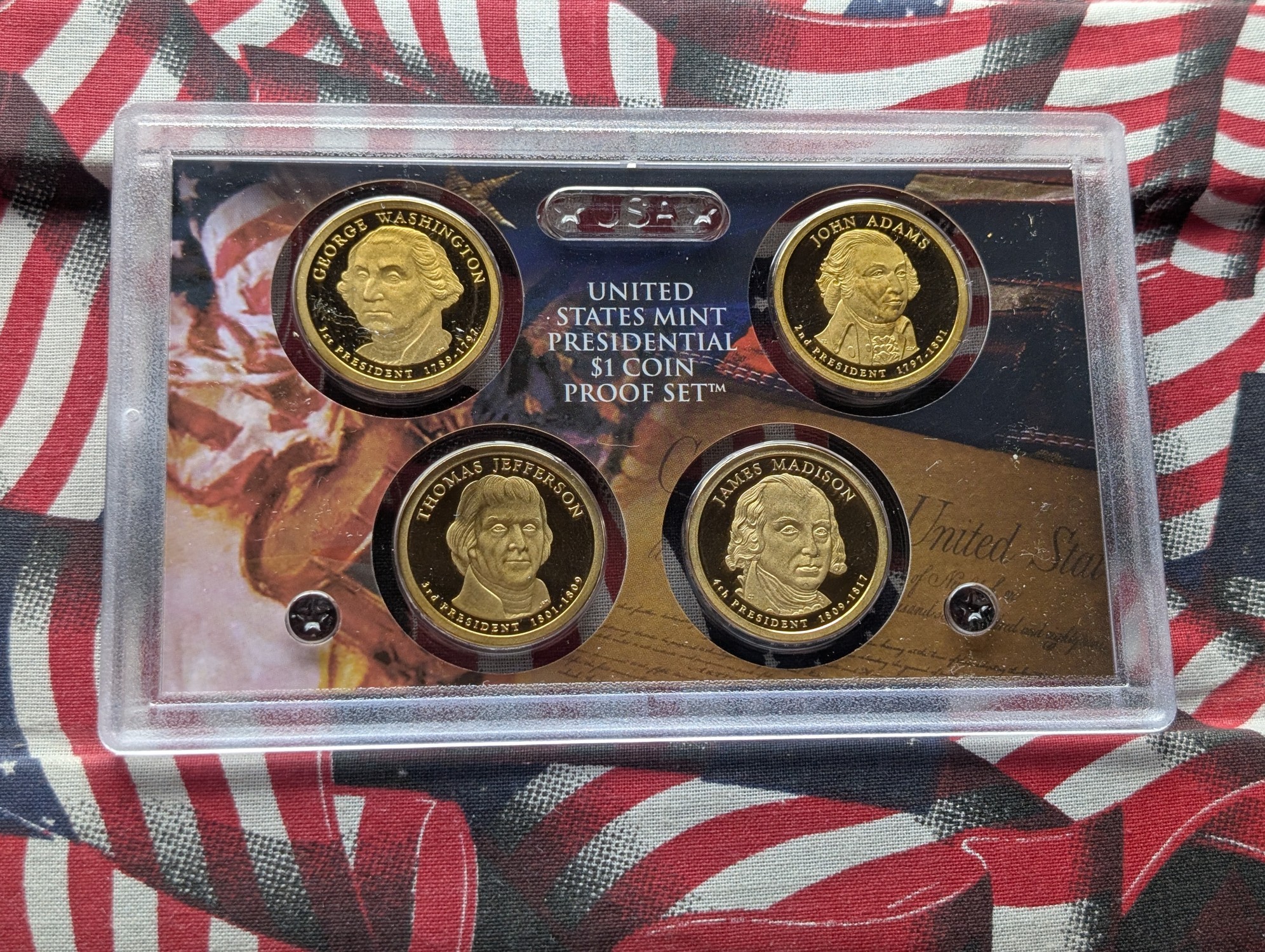 2007-S U.S. Mint Presidential Dollar Proof Set in OGP w/ COA