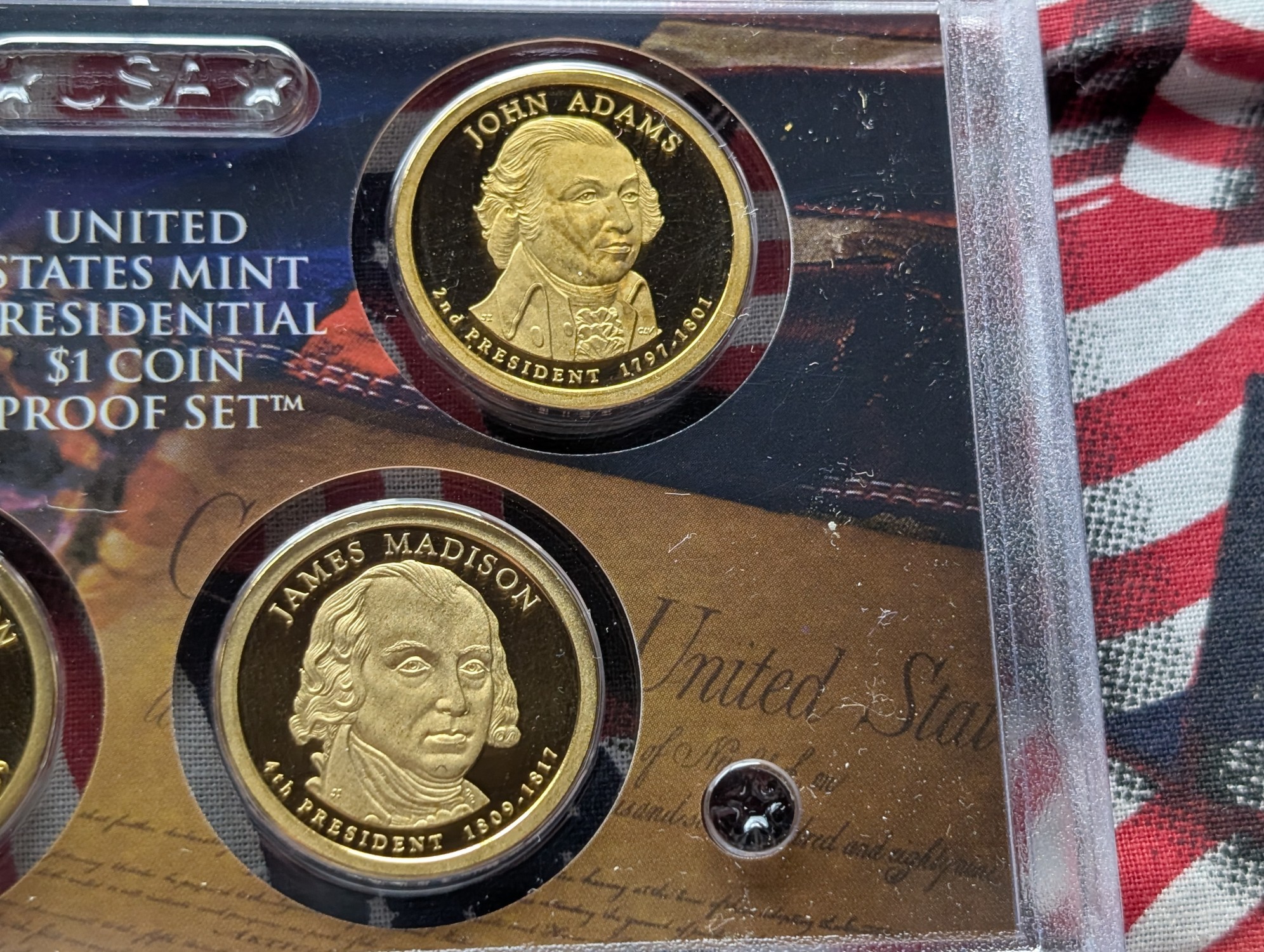 2007-S U.S. Mint Presidential Dollar Proof Set in OGP w/ COA