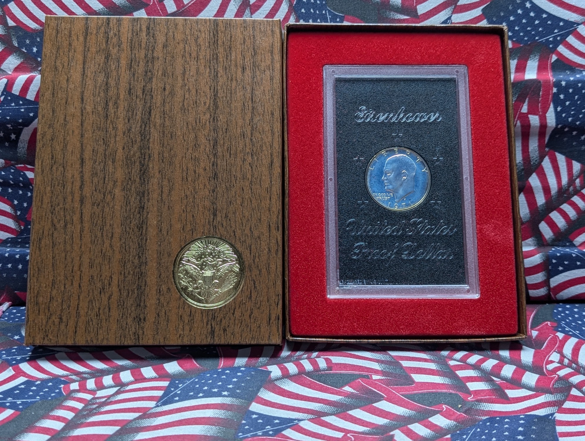 1971-S U.S. Proof Eisenhower Dollar in OGP
