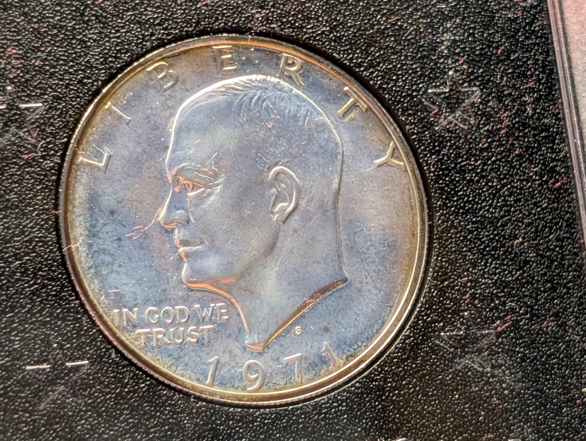 1971-S U.S. Proof Eisenhower Dollar in OGP