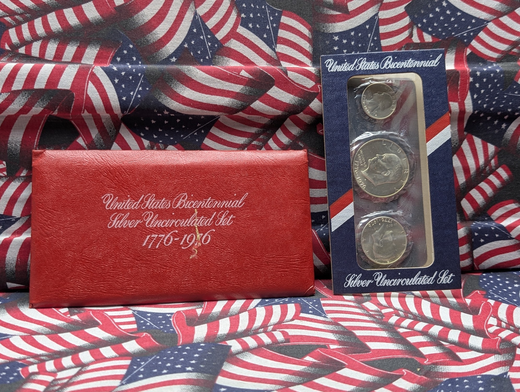 1976-S U.S. Bicentennial Silver Unc. Set in OGP - Includes (3) 40% Silver Coins