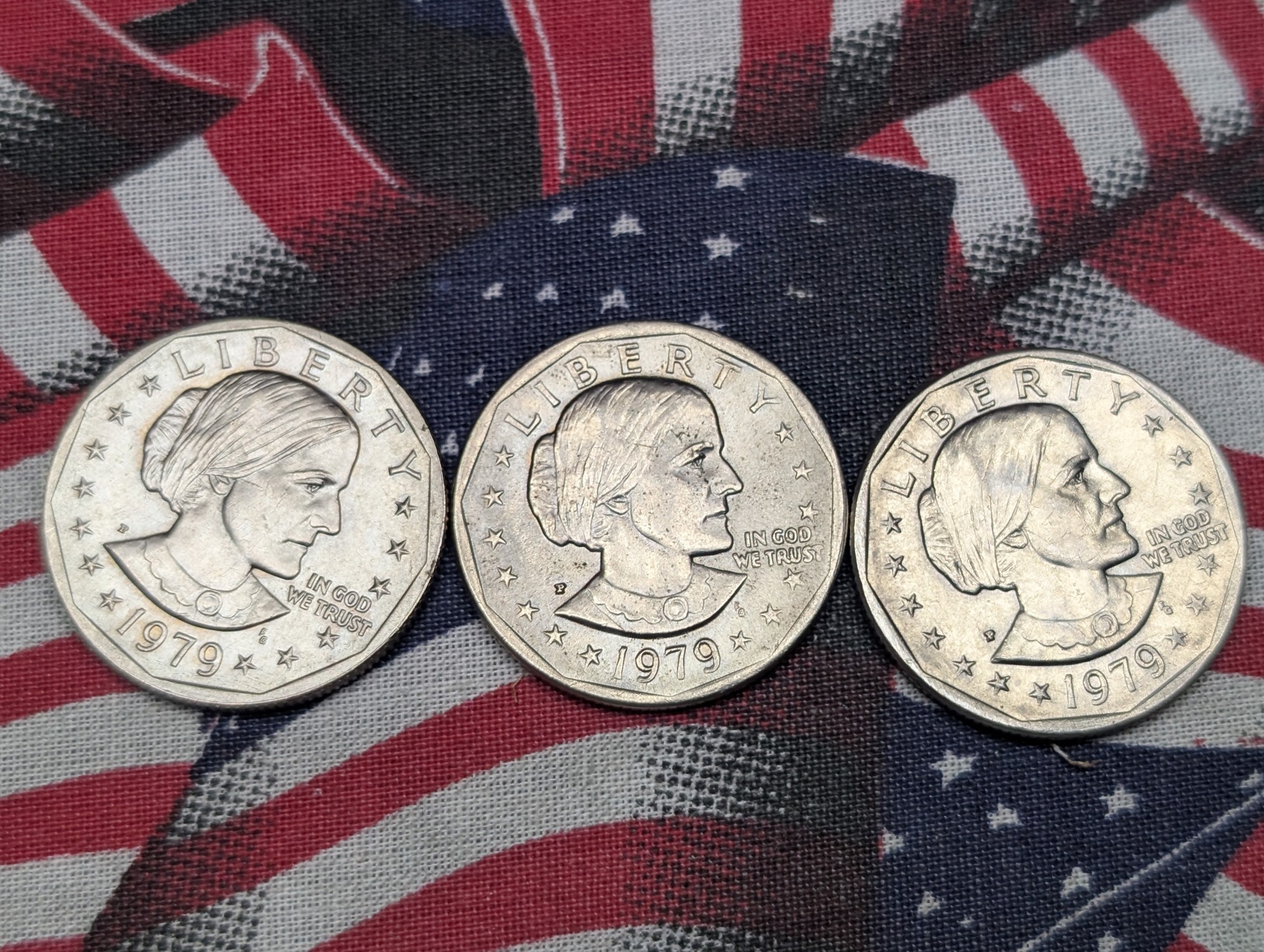 (10) 1979-P Susan B. Anthony Dollars