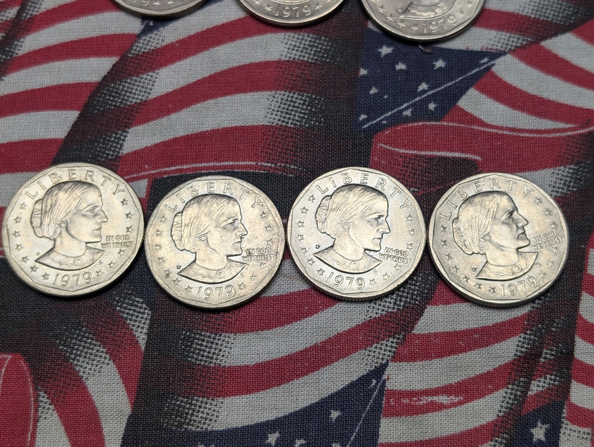 (10) 1979-P Susan B. Anthony Dollars