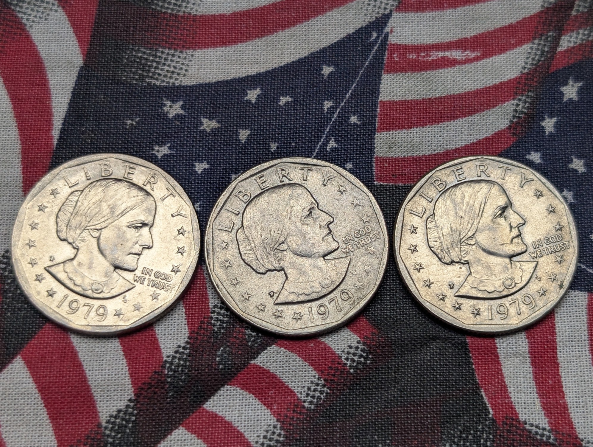 (10) 1979-P Susan B. Anthony Dollars