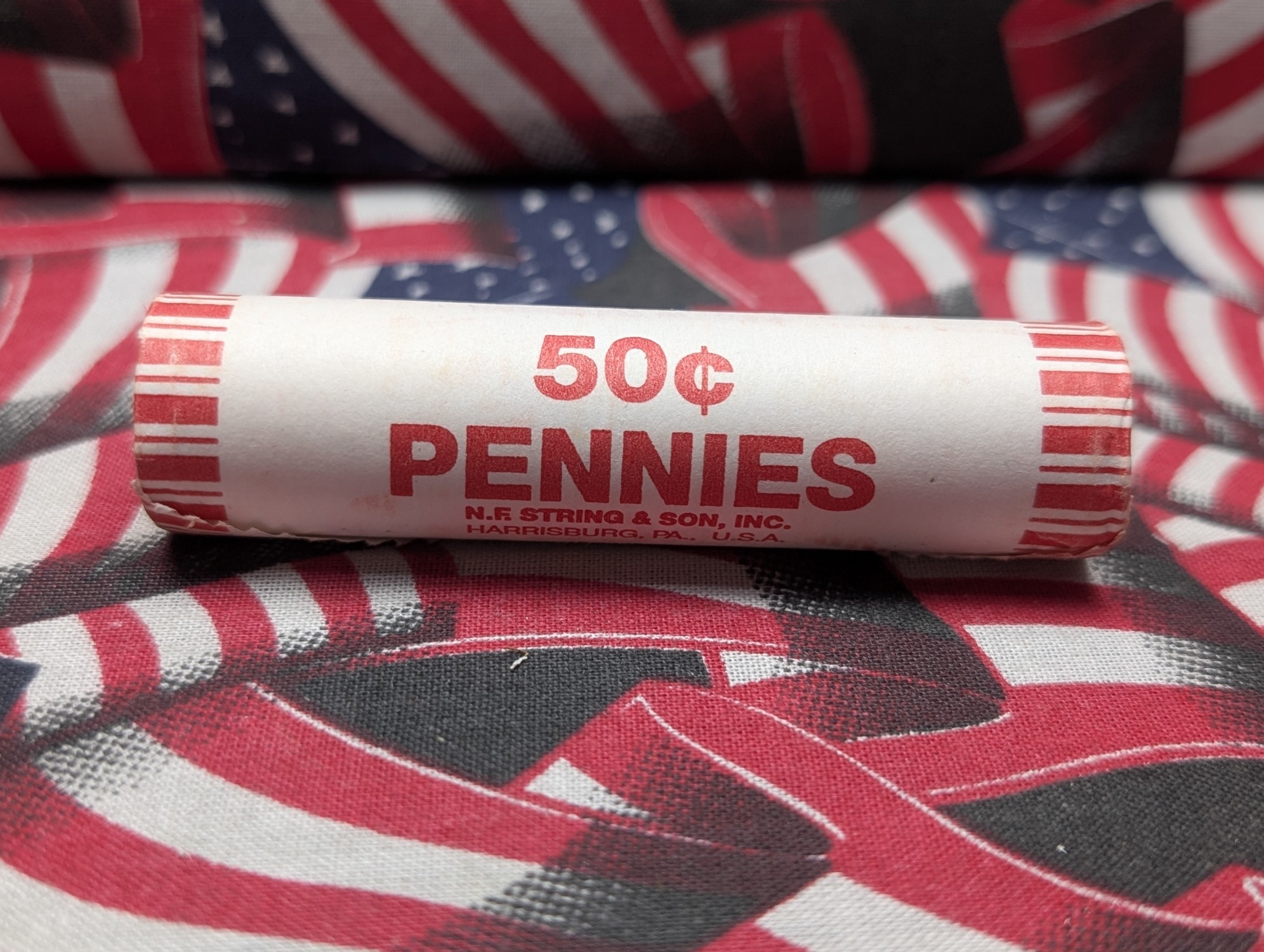 (2) Unopened 2009-P Unc. Rolls of Lincoln Presidency Cents, Capital Dome Under Construction