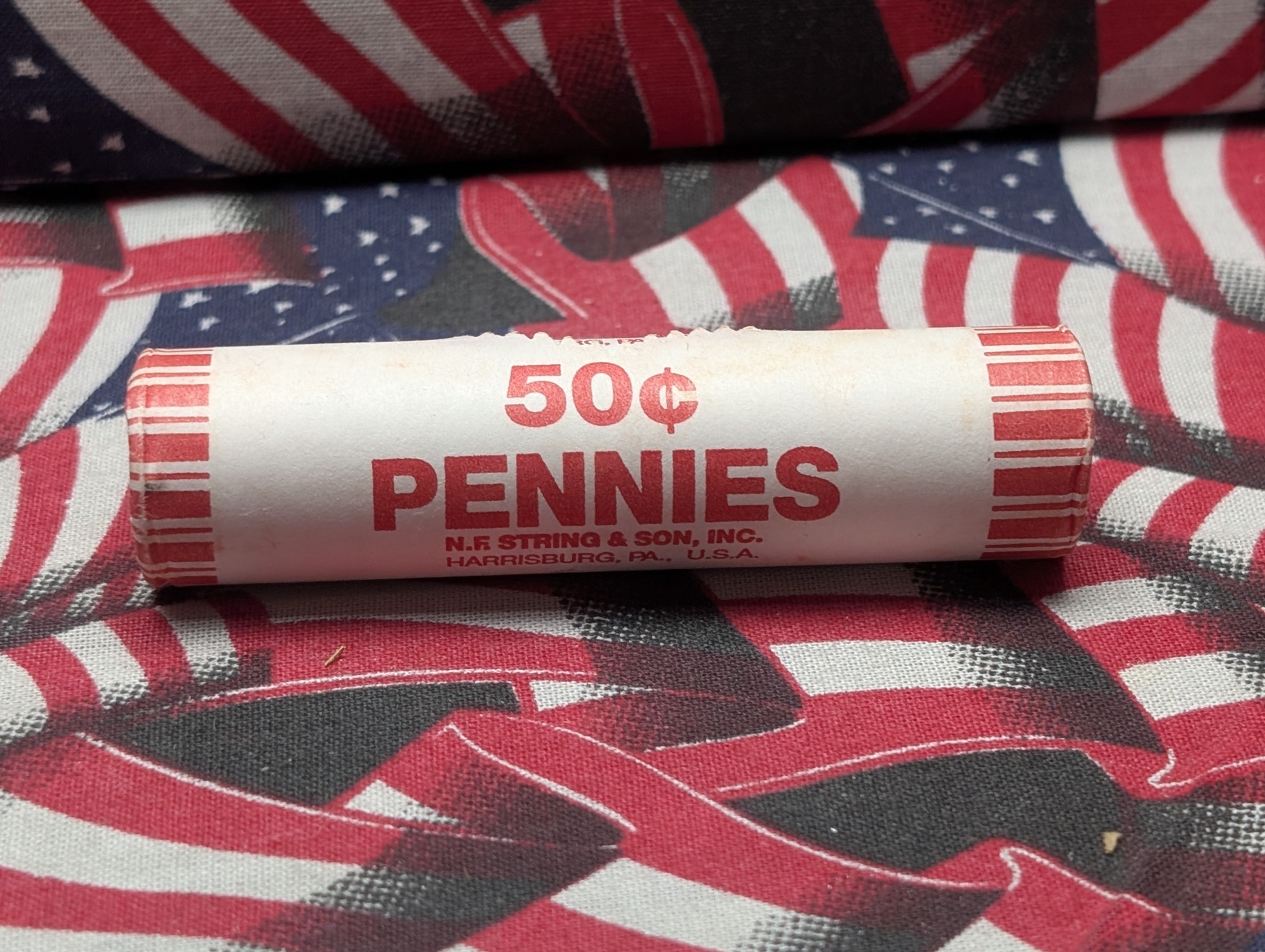(2) Unopened 2009-P Unc. Rolls of Lincoln Presidency Cents, Capital Dome Under Construction