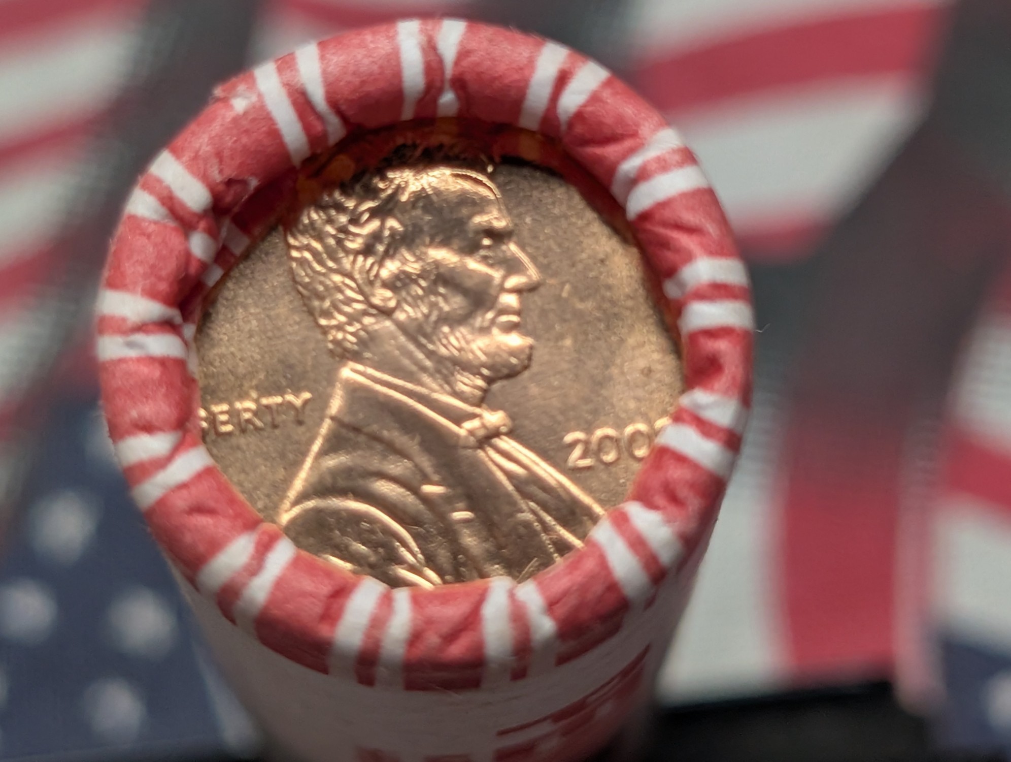 (2) Unopened 2009-P Unc. Rolls of Lincoln Presidency Cents, Capital Dome Under Construction