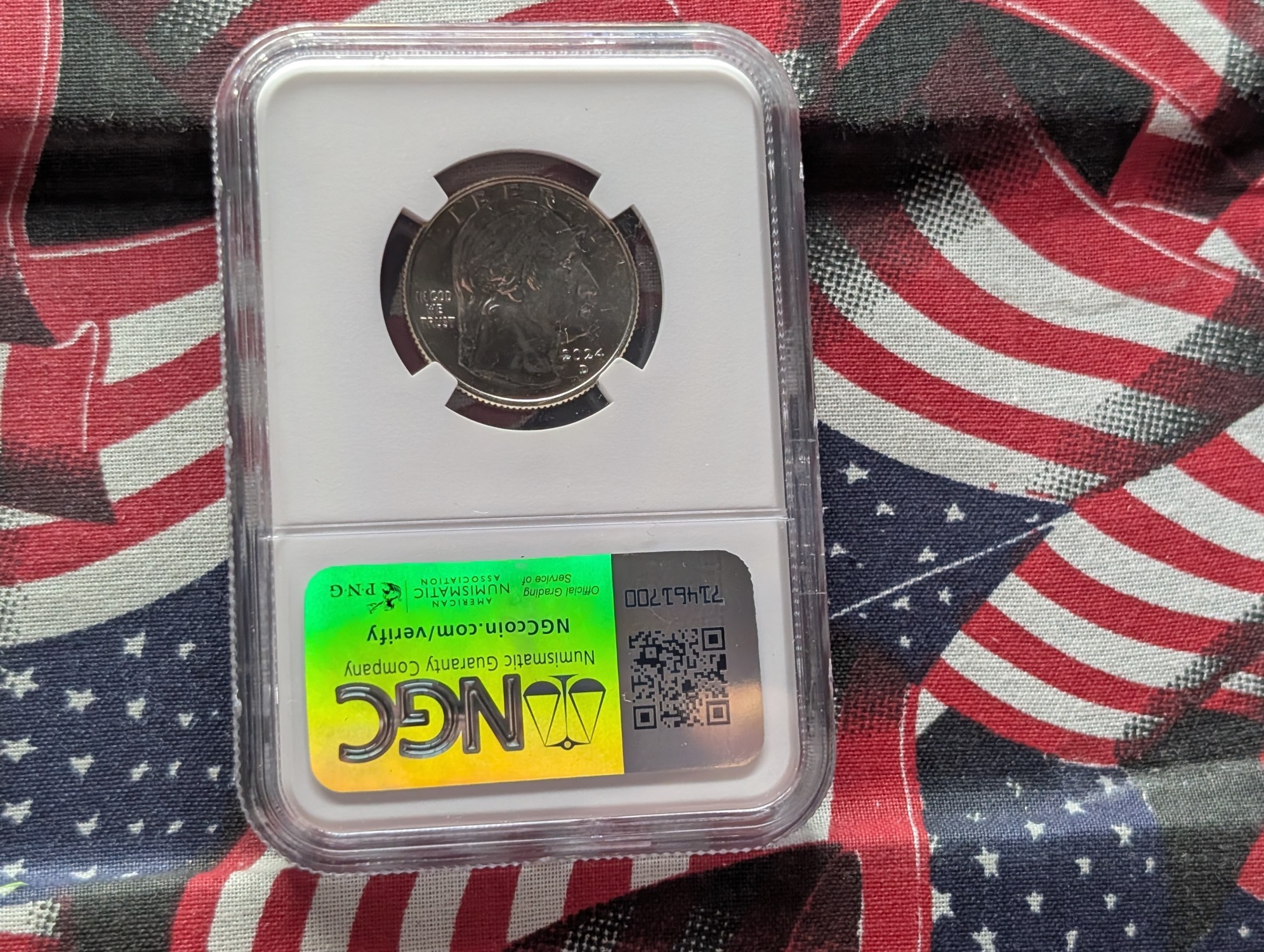 2024-D Hon. Patsy Takemoto Mink Quarter NGC MS67 - Early Release