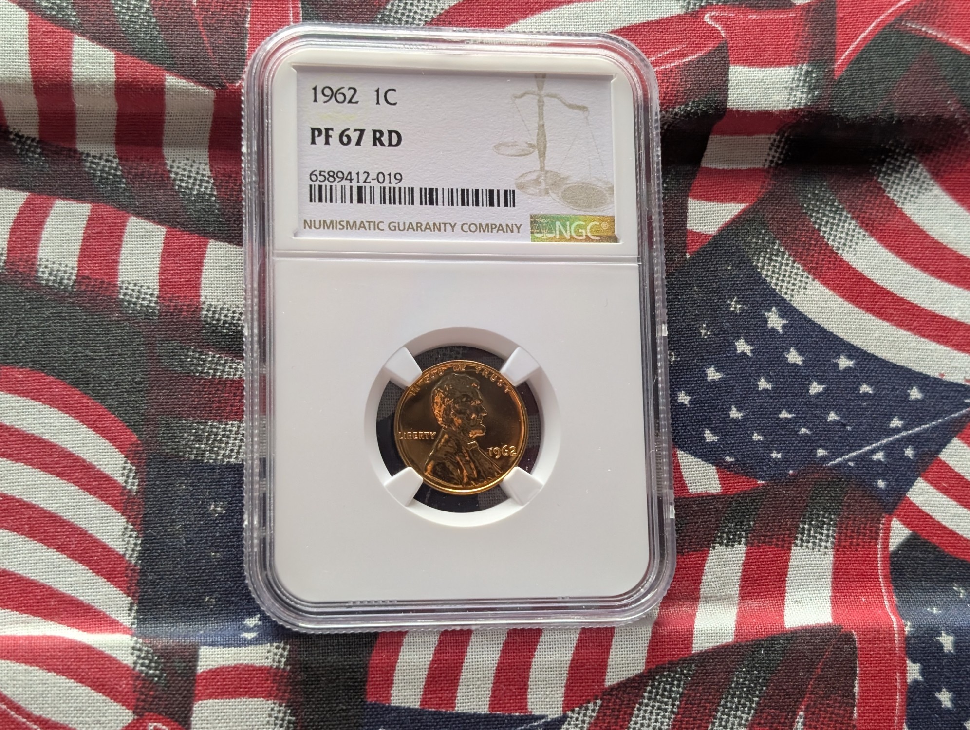 1962 Lincoln Memorial Cent NGC PF 67 RD