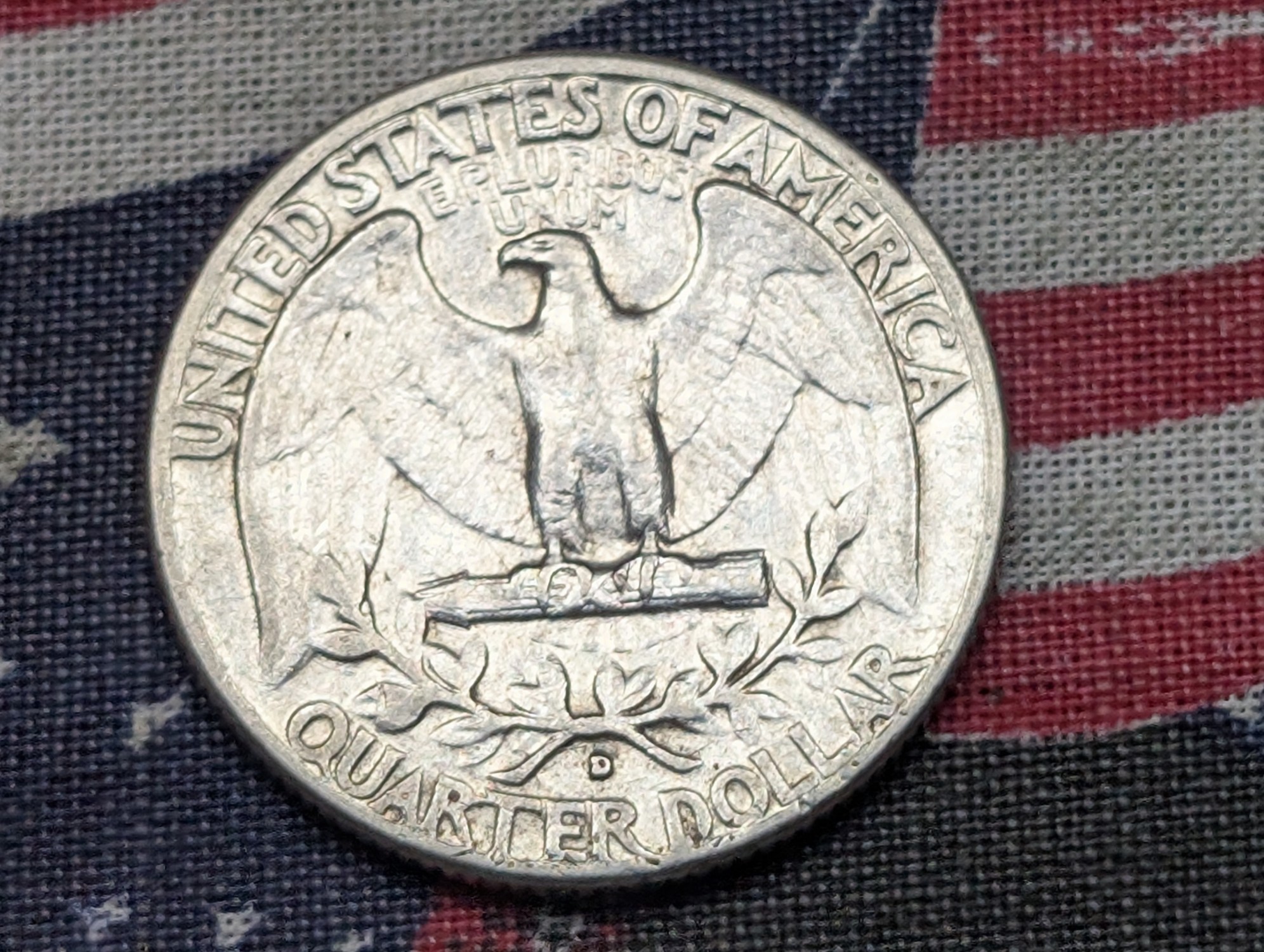 1962-D Washington Quarter, 90% Silver, 64 Years old