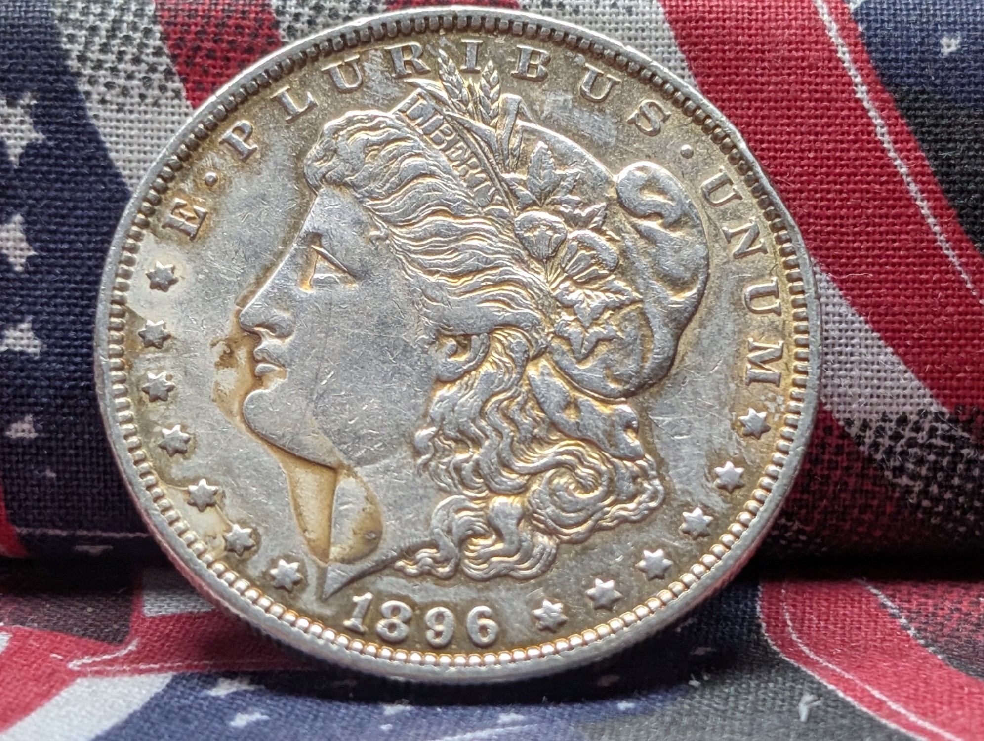 1896 Morgan Dollar, 90% Silver, 130 Years Old!
