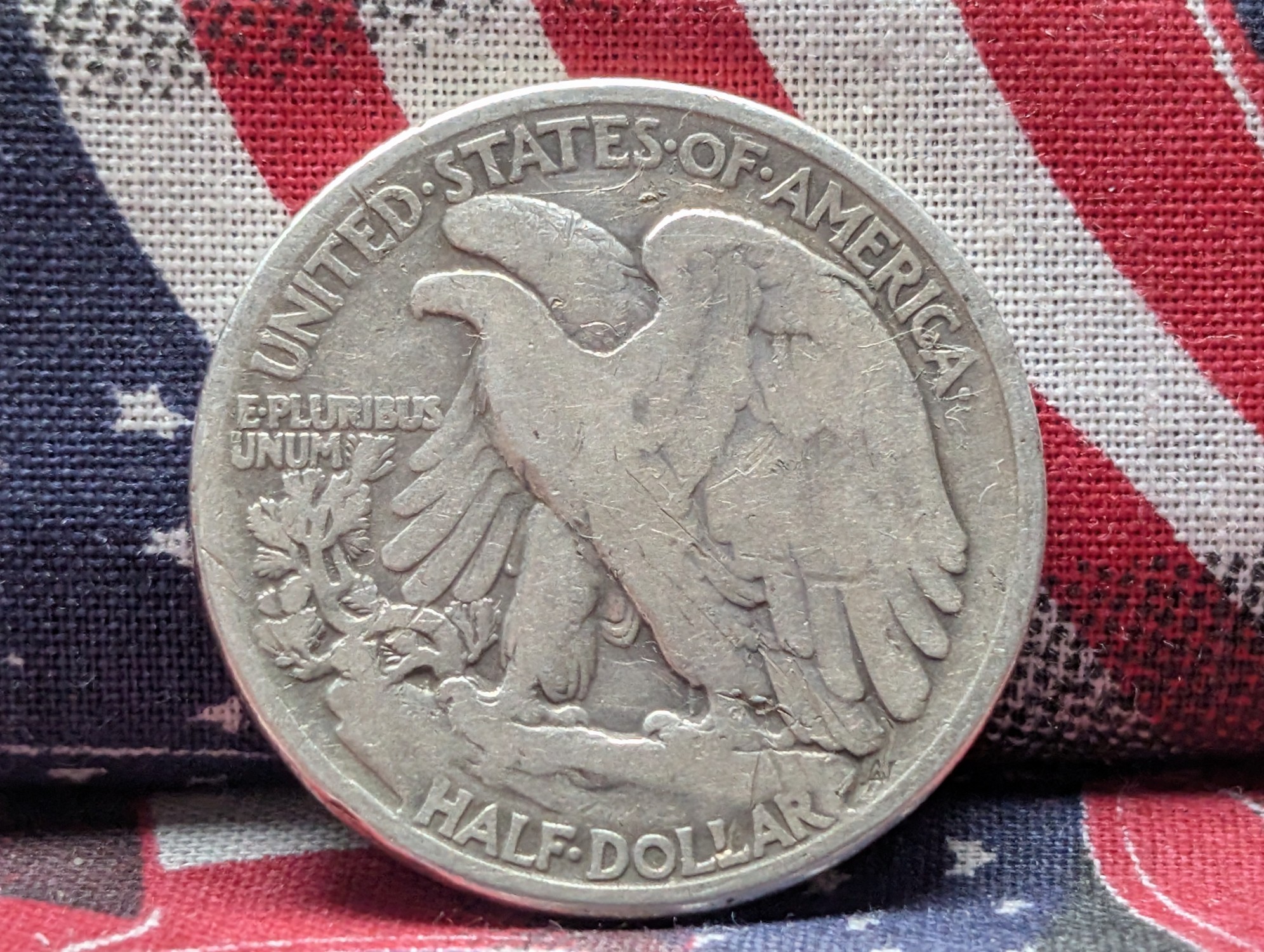 1942 Walking Liberty Half Dollar, (WWII ERA) 90% Silver, 84 Years old