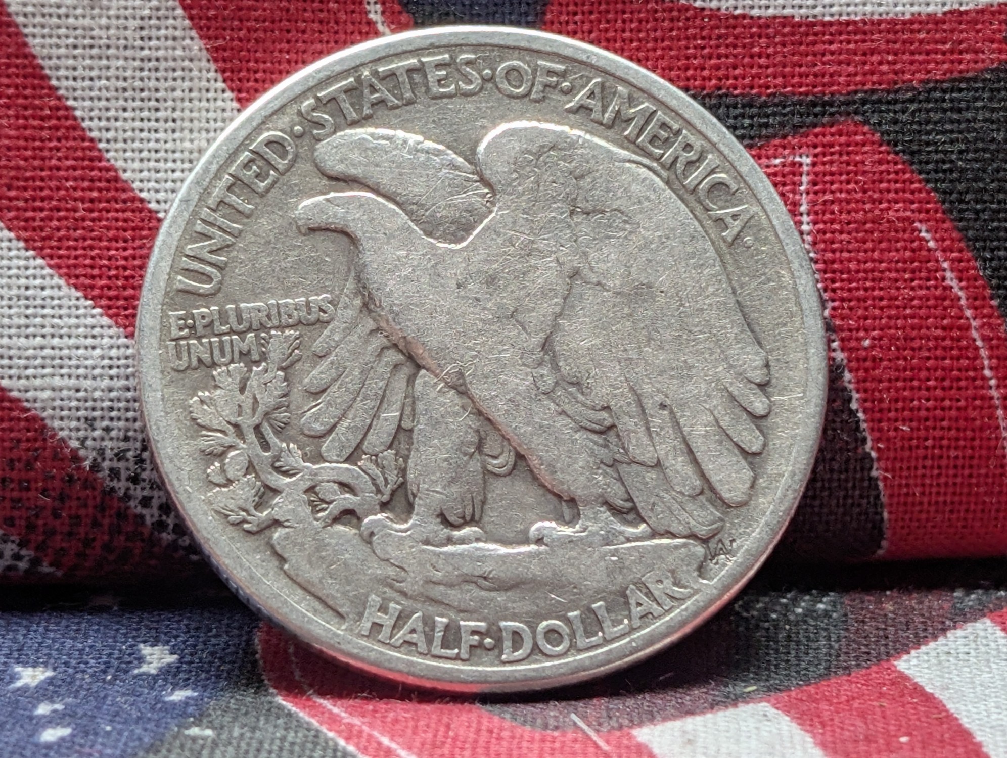 1945 Walking Liberty Half Dollar, (WWII ERA) 90% Silver, 81 Years old