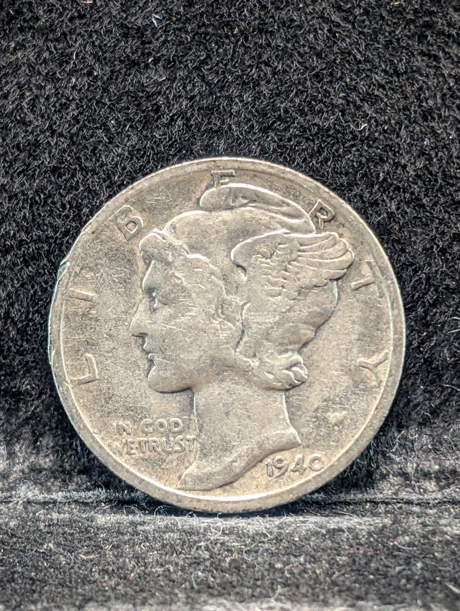 1940 P, D, & S Mercury 90% Silver Dimes - Complete Year Set!