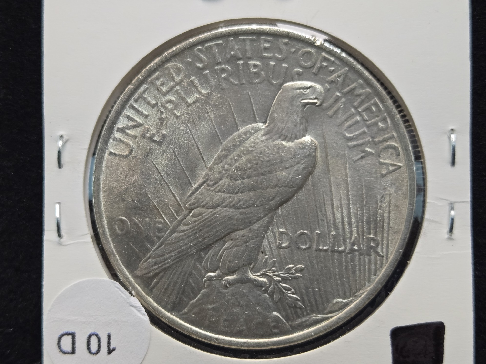 1922 Peace 90% Silver Dollar