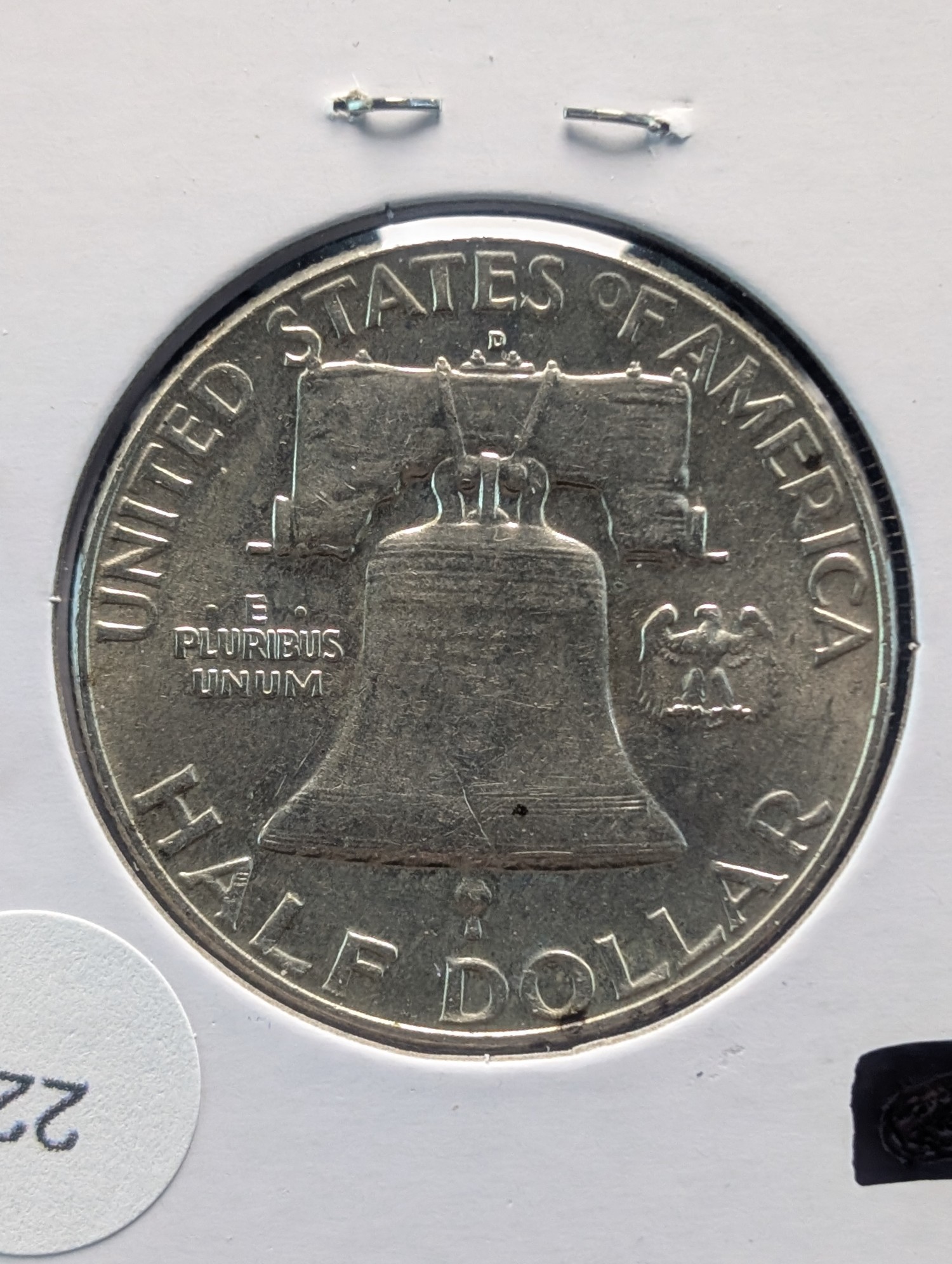 1961-D Franklin 90% Silver Half Dollar - Vietnam War Era!