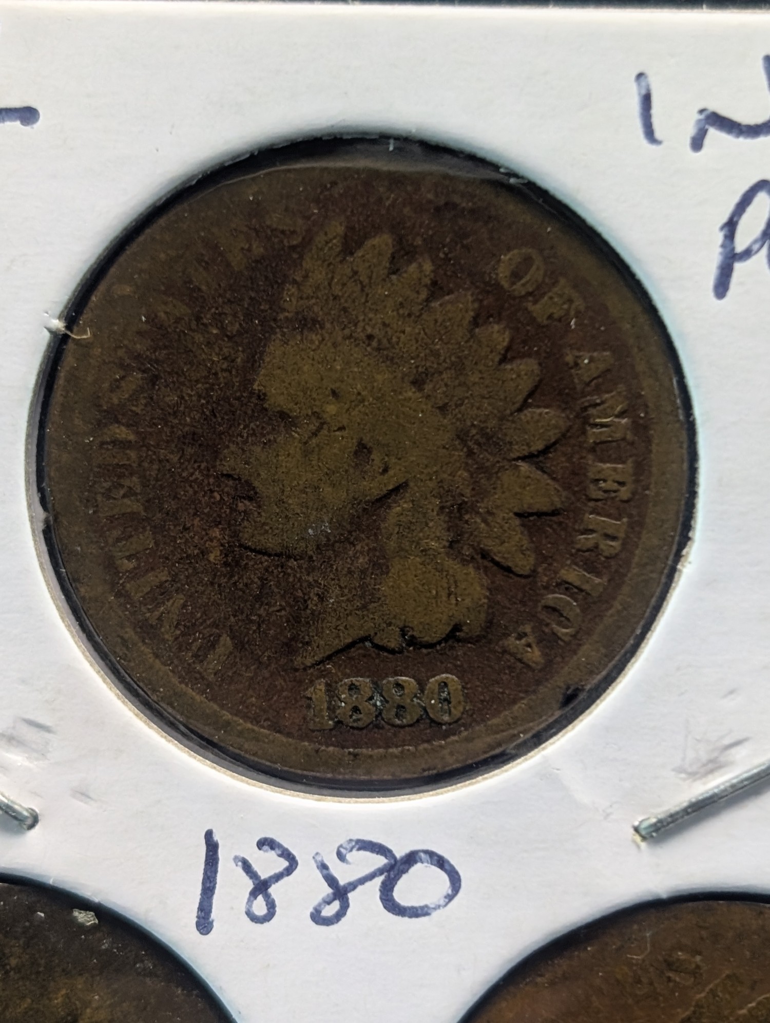 1880, 1881, & 1883 Indian Head Cents