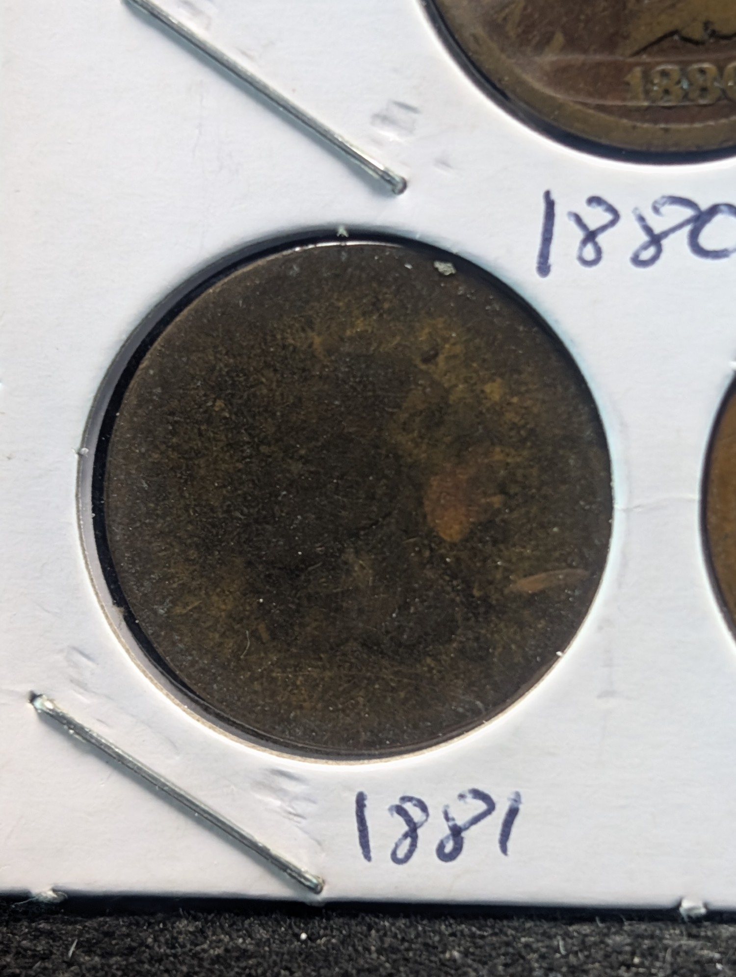 1880, 1881, & 1883 Indian Head Cents
