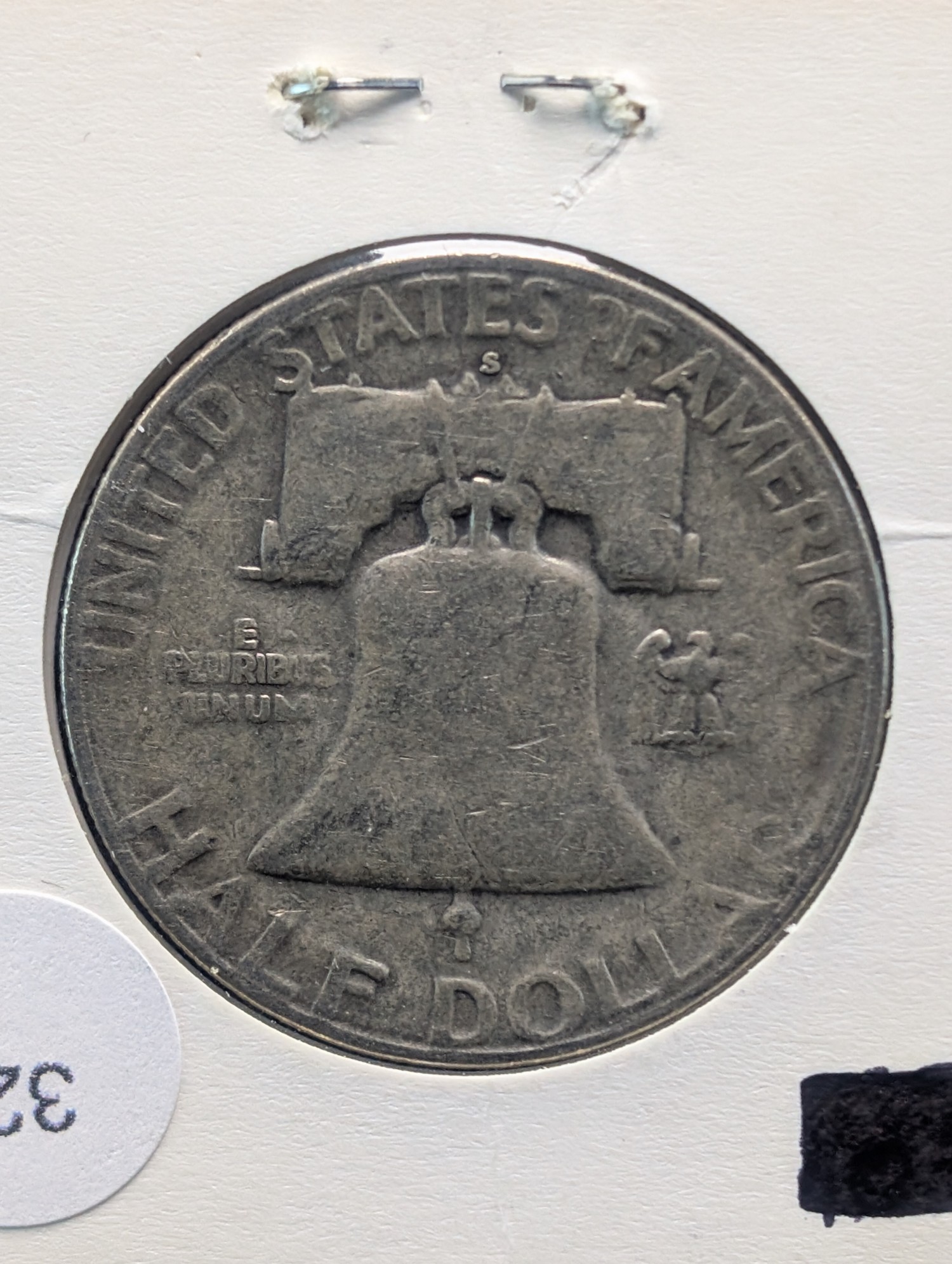 1954-S Franklin 90% Silver Half Dollar - Vietnam War Era!