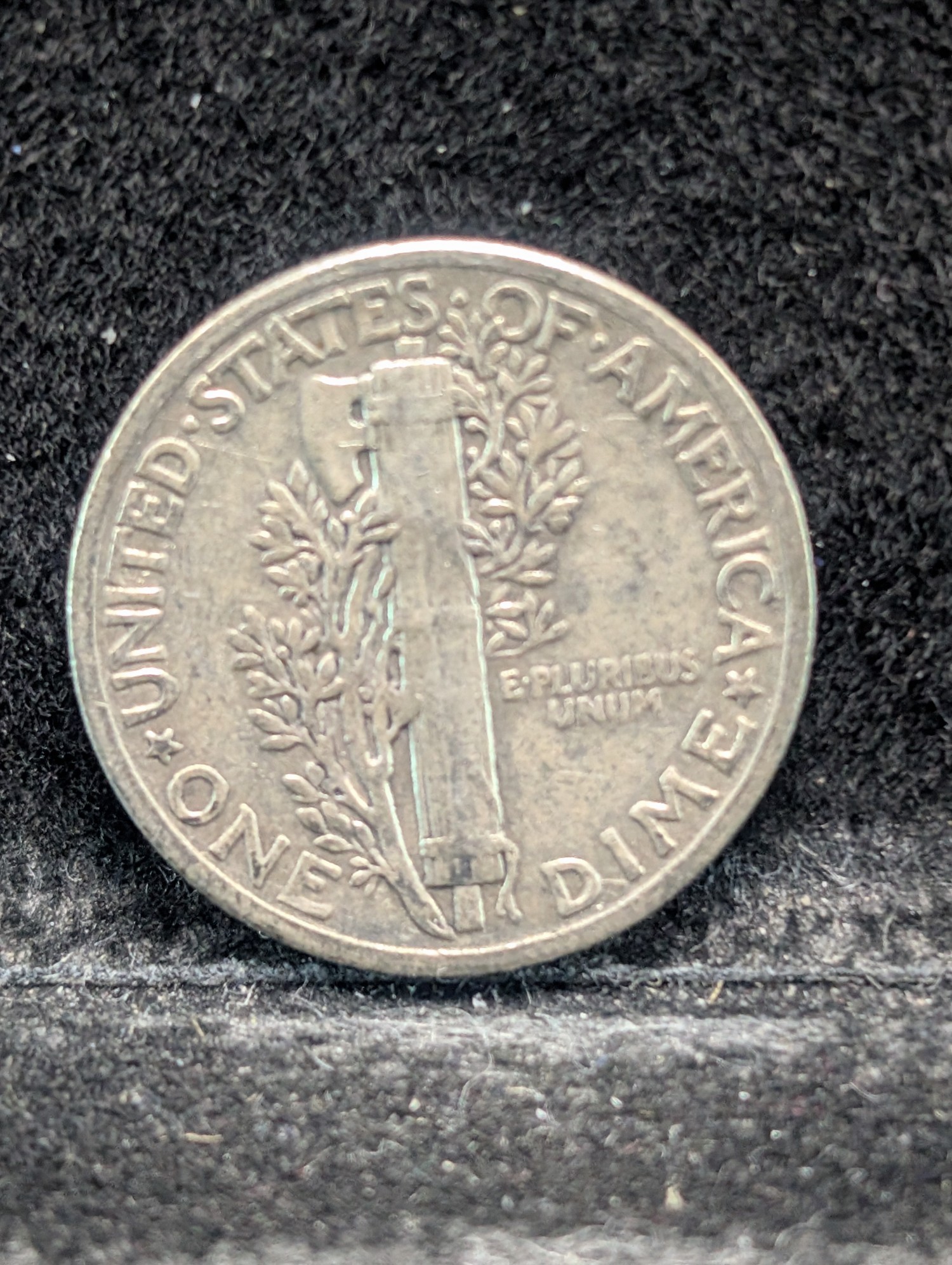 1944 P, D, & S Mercury 90% Silver Dimes - Complete Year Set!