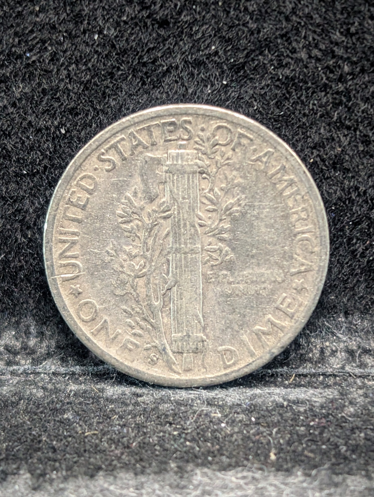 1944 P, D, & S Mercury 90% Silver Dimes - Complete Year Set!