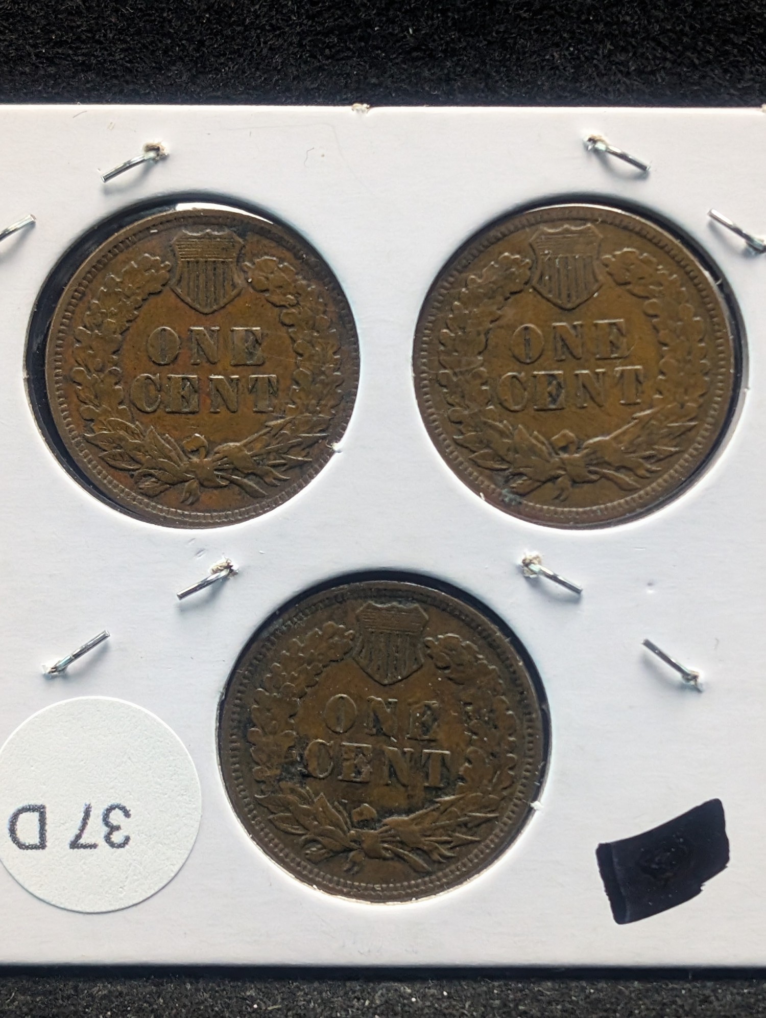 1905, 1906, & 1908 Indian Head Cents