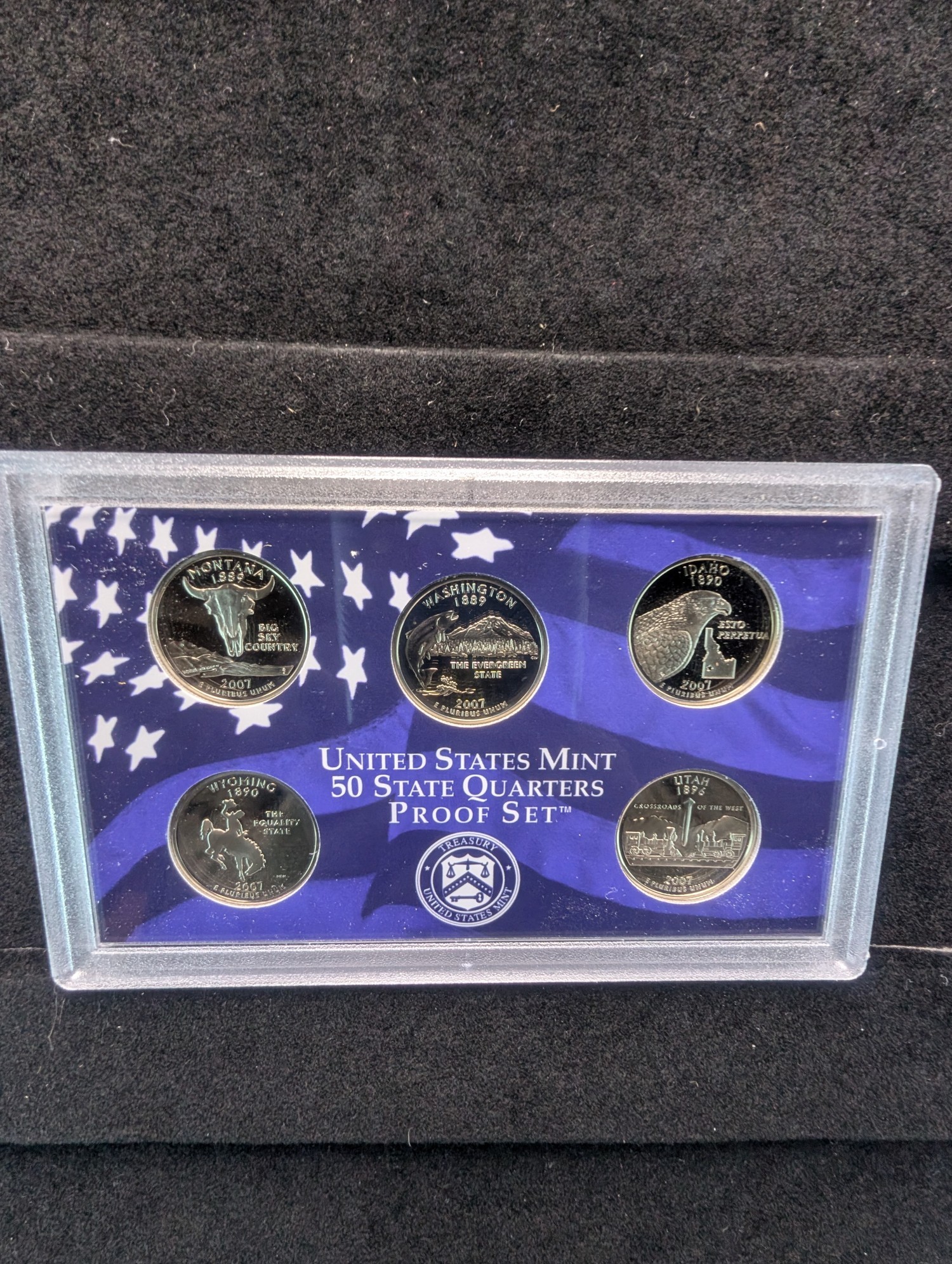 2006-S & 2007-S U.S. State Quarter Proof Sets In OGP w/ COA - Lower Mintages!