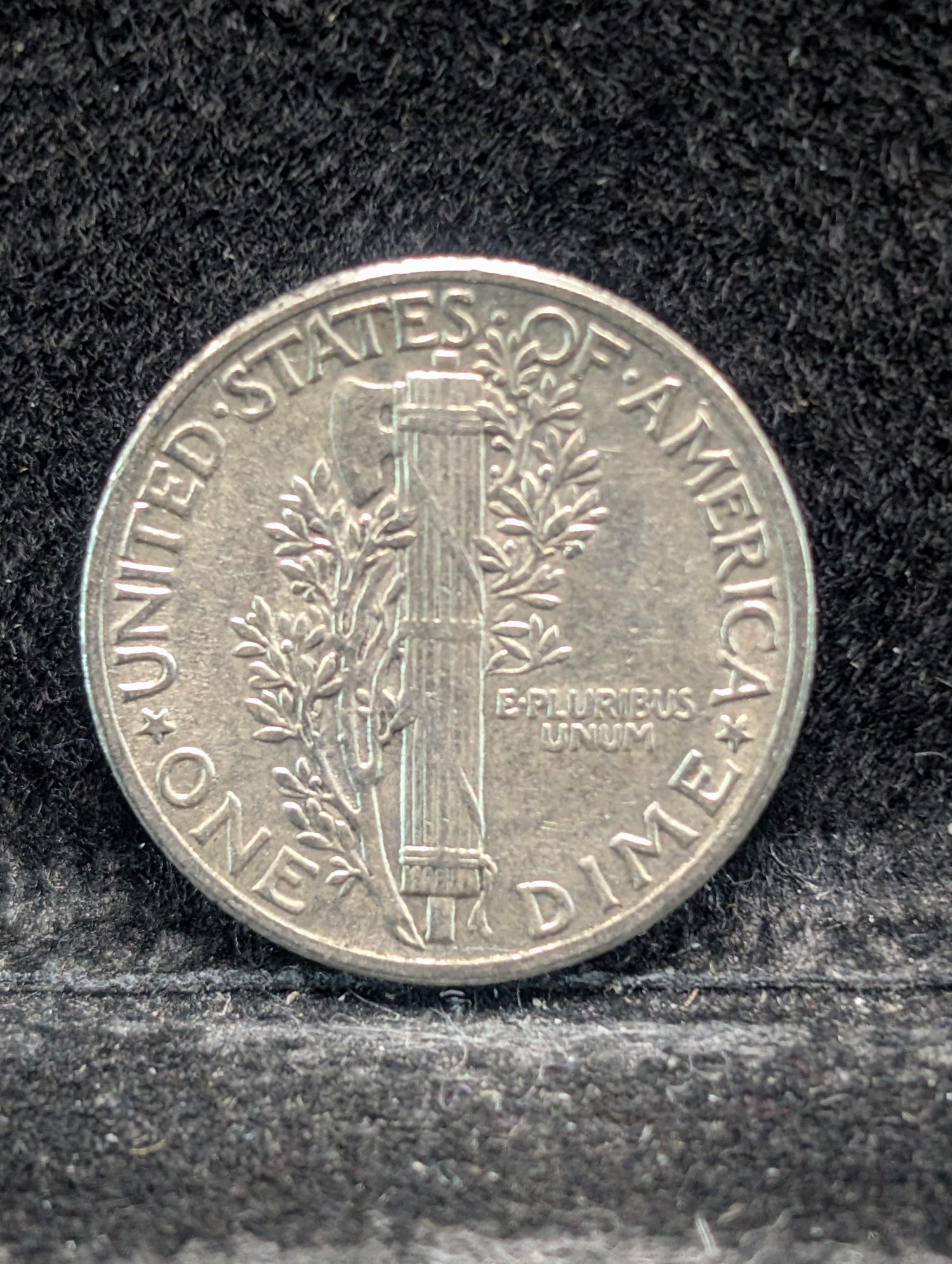 1945 P, D, & S Mercury 90% Silver Dimes - Complete Year Set!