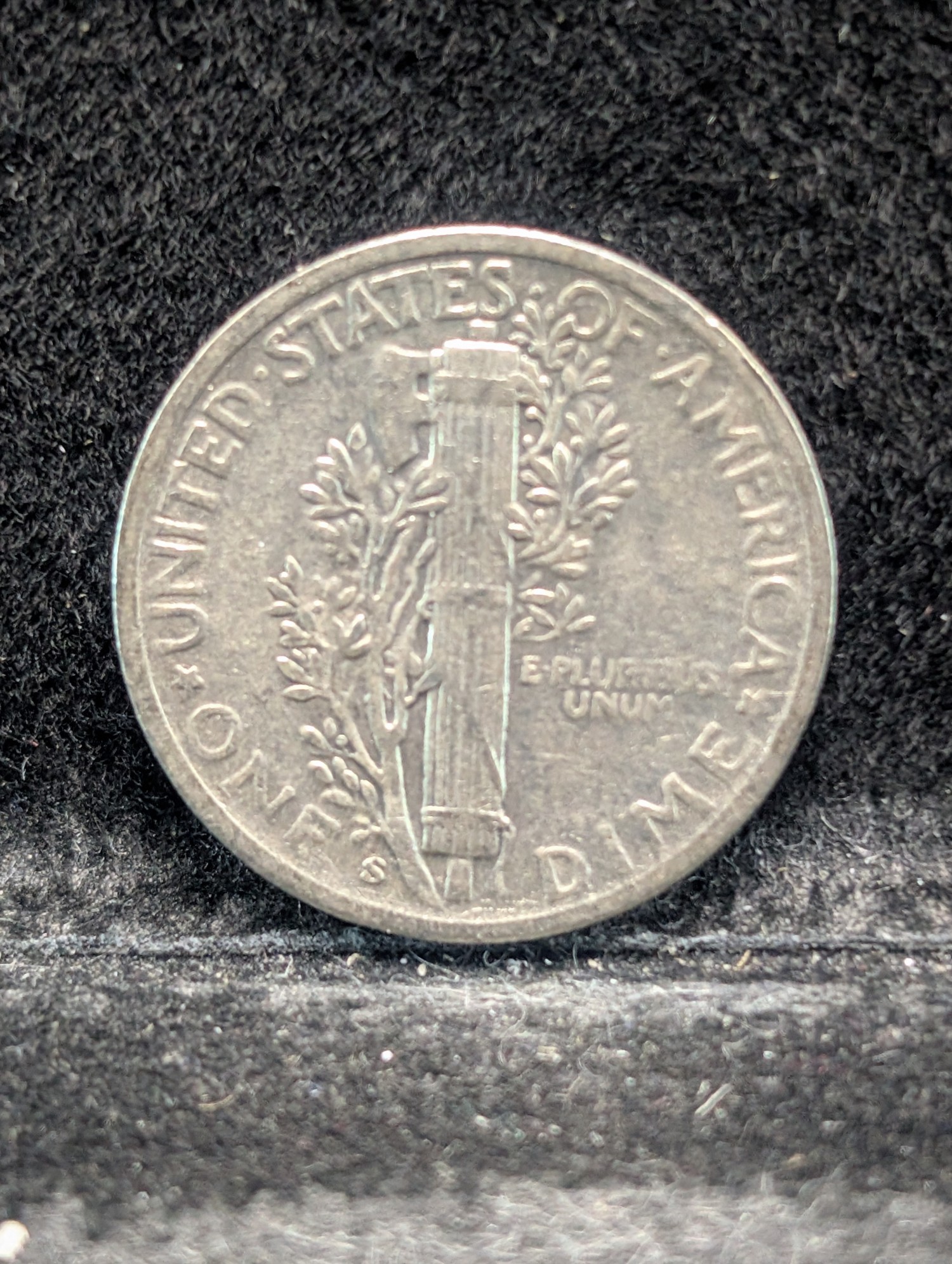 1945 P, D, & S Mercury 90% Silver Dimes - Complete Year Set!