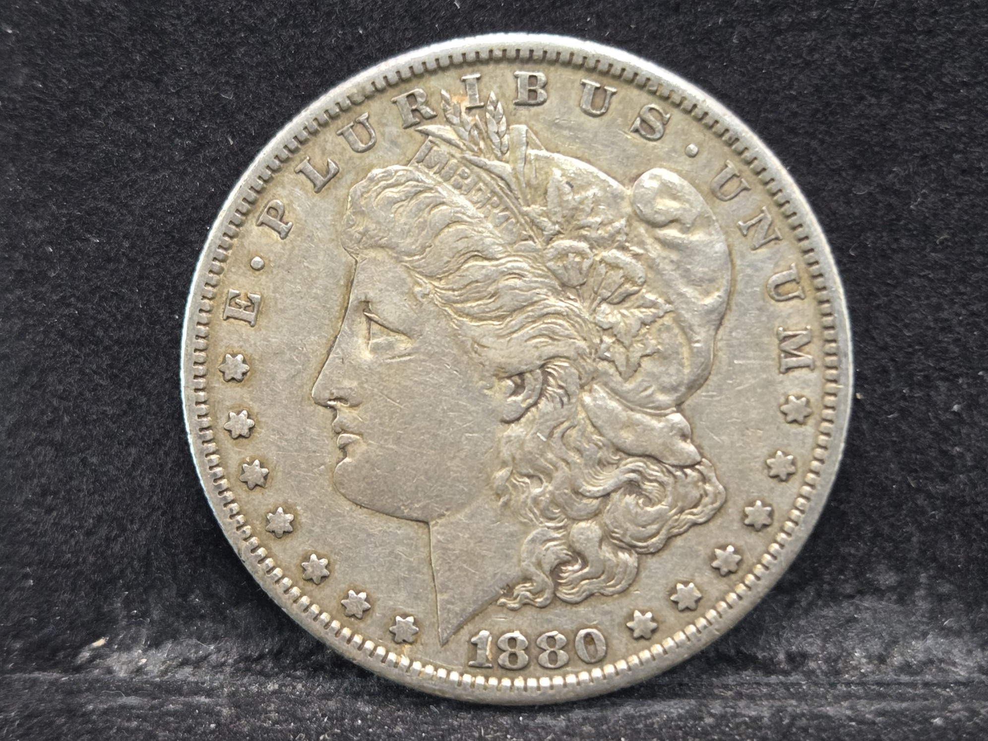 1880-S Morgan Dollar - 90% Silver