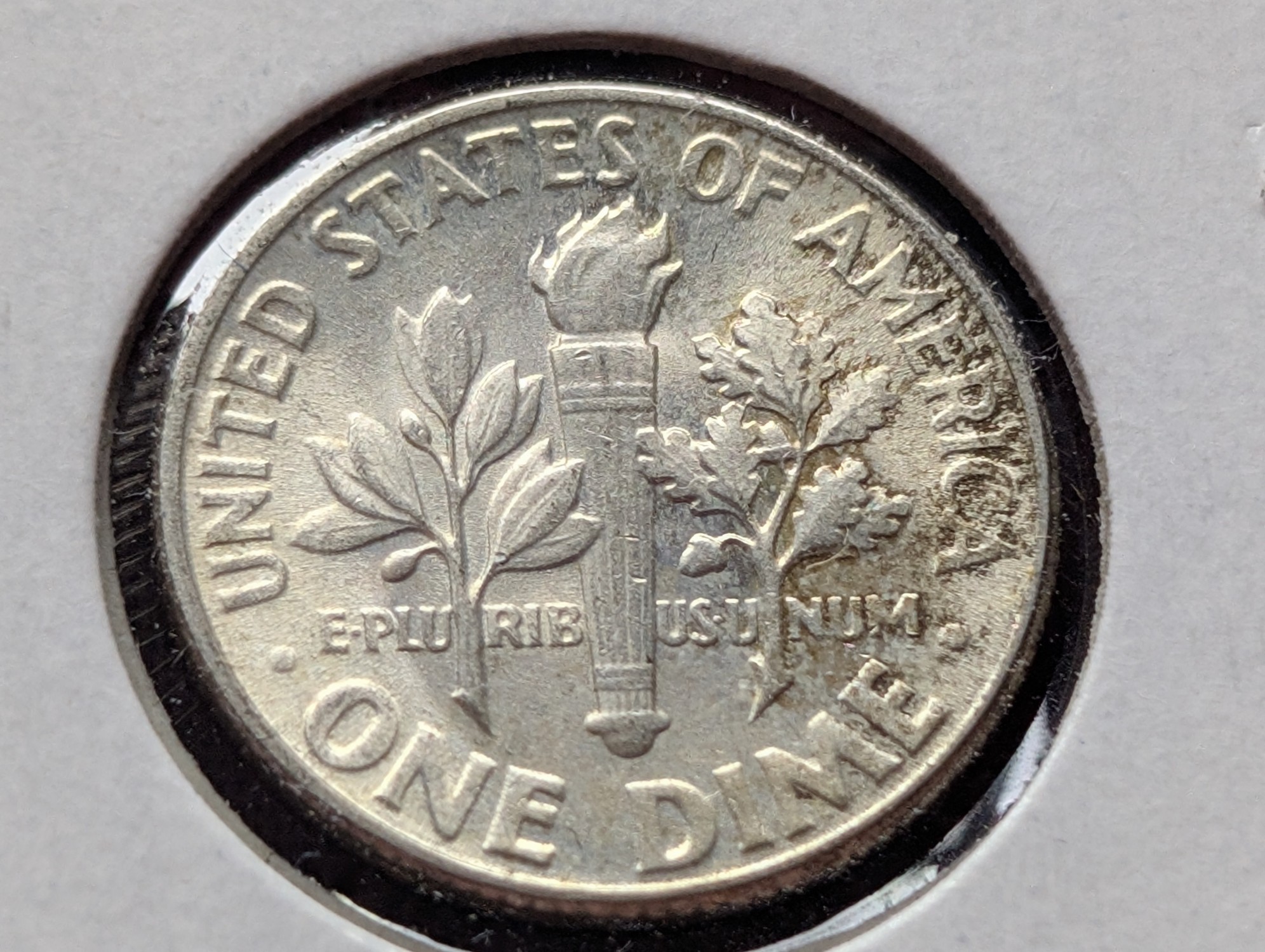 (3) 1947 Roosevelt 90% Silver Dimes - One with Full Bands