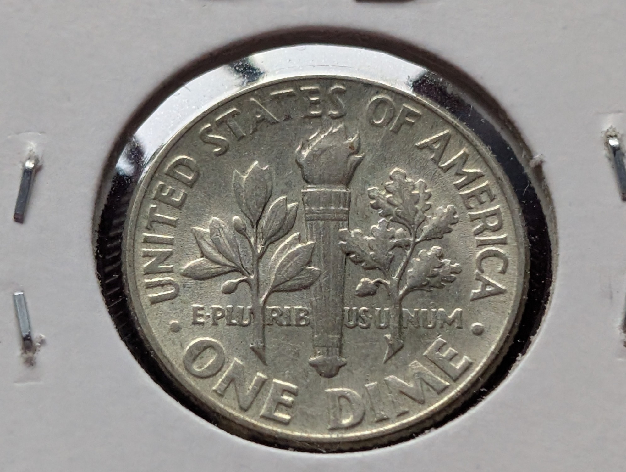 (3) 1947 Roosevelt 90% Silver Dimes - One with Full Bands