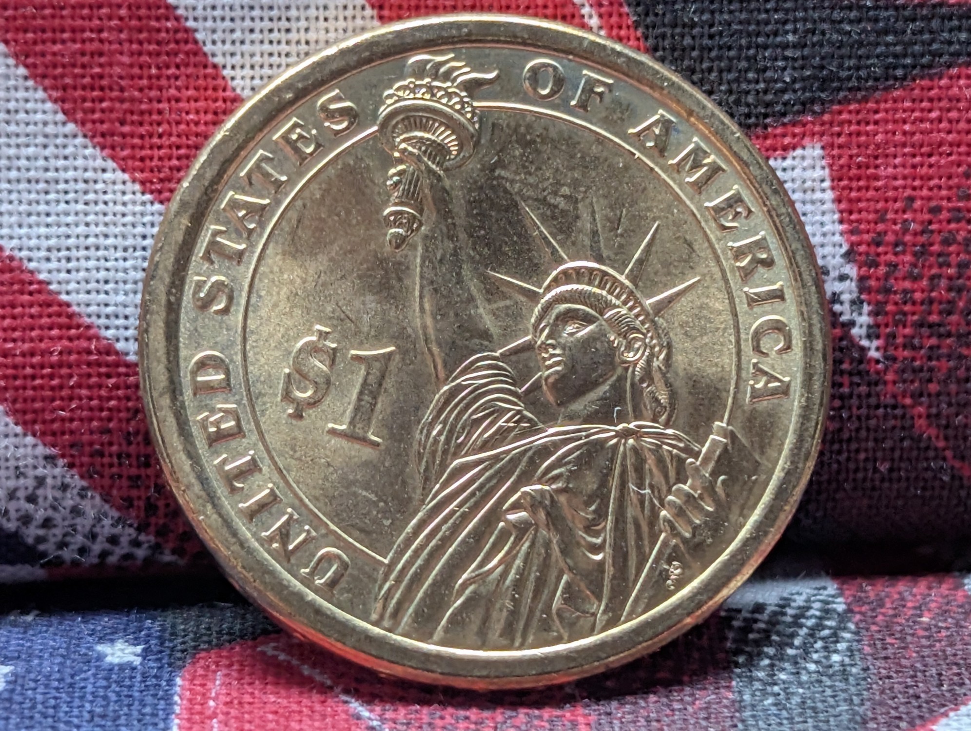 2010-D Franklin Pierce Presidential Dollar - Position A - Uncirculated bought directly from the US mint when released.
