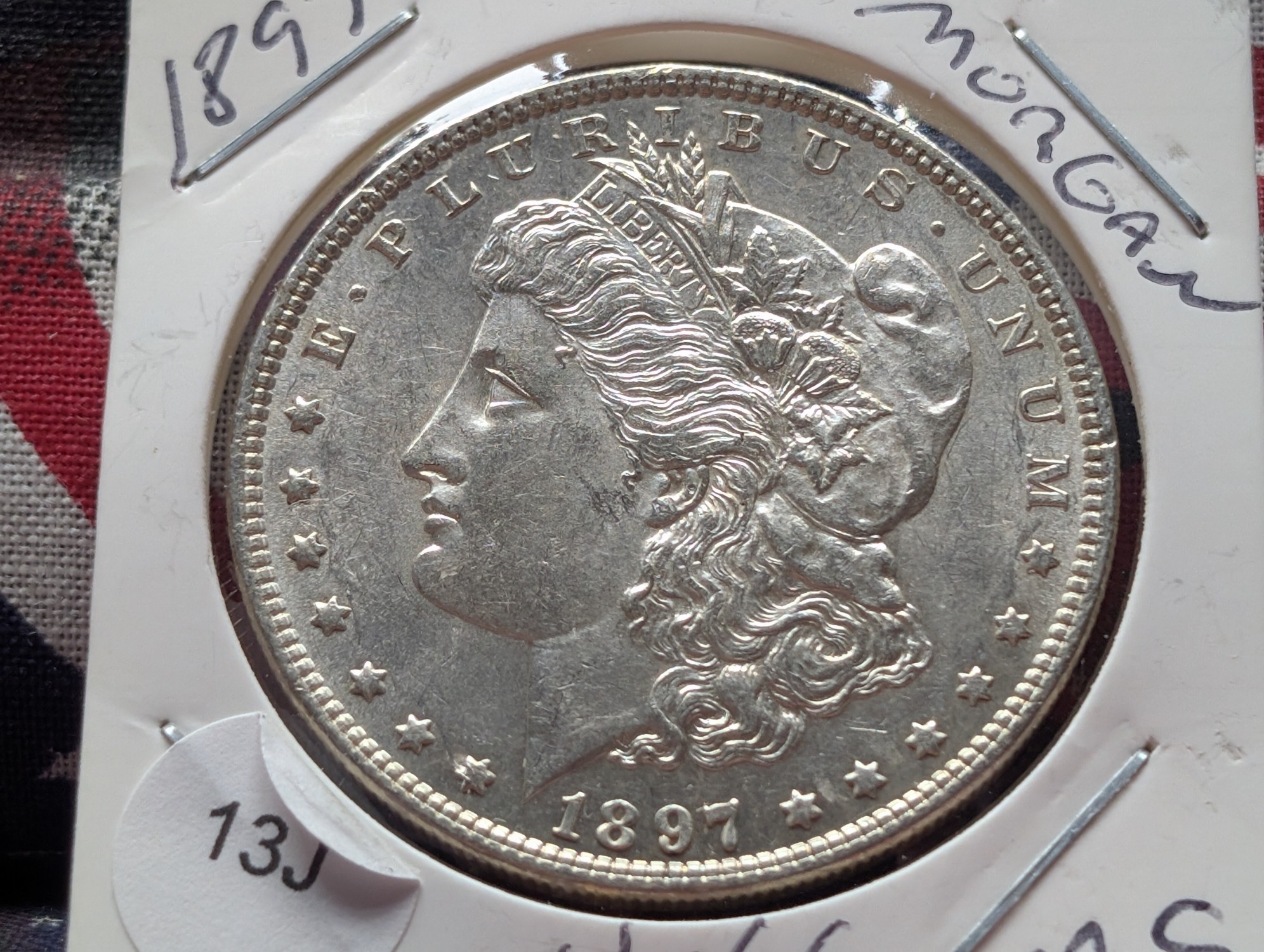 1897 Morgan Dollar - 90% Silver - Uncirculated