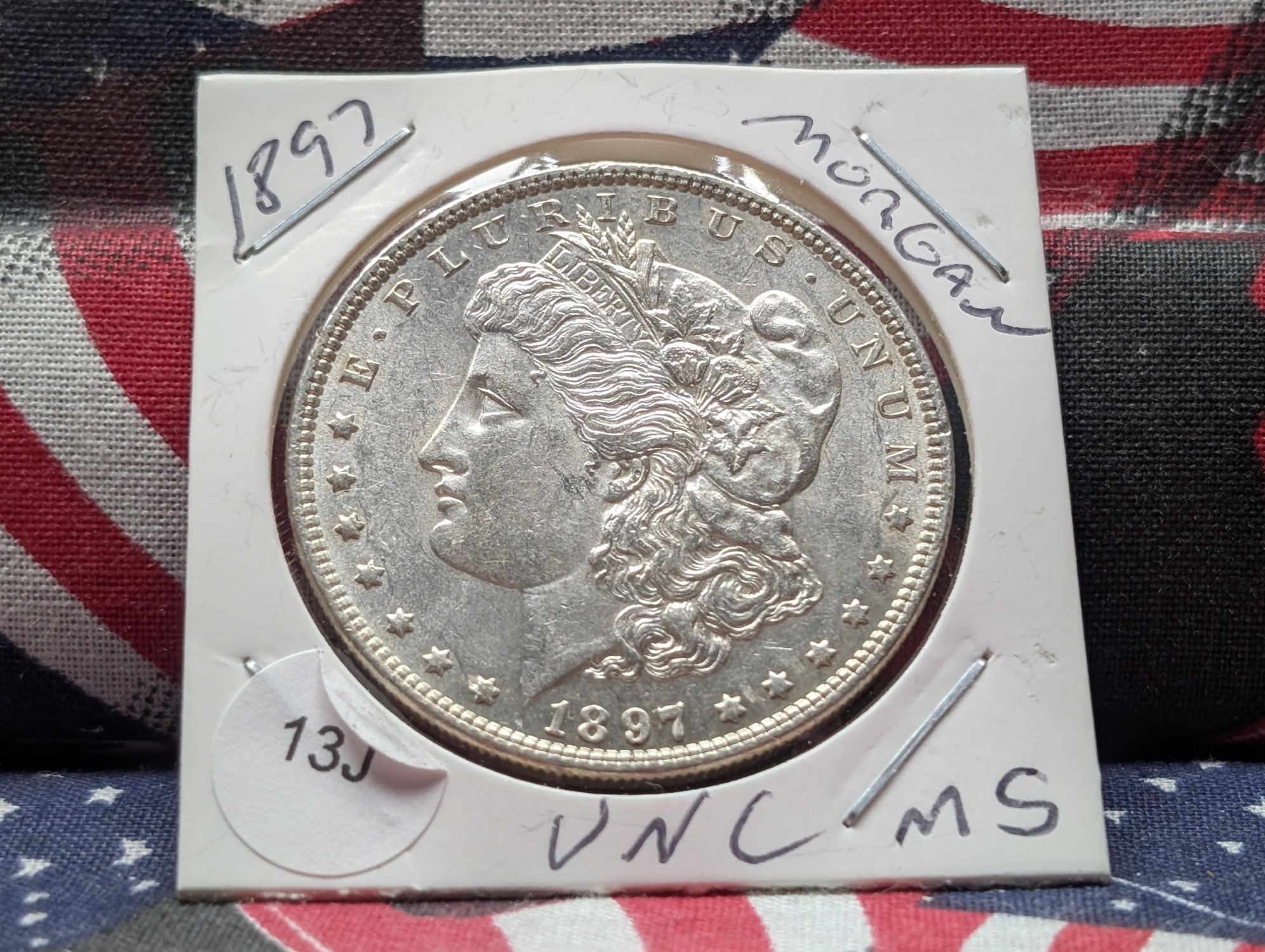 1897 Morgan Dollar - 90% Silver - Uncirculated